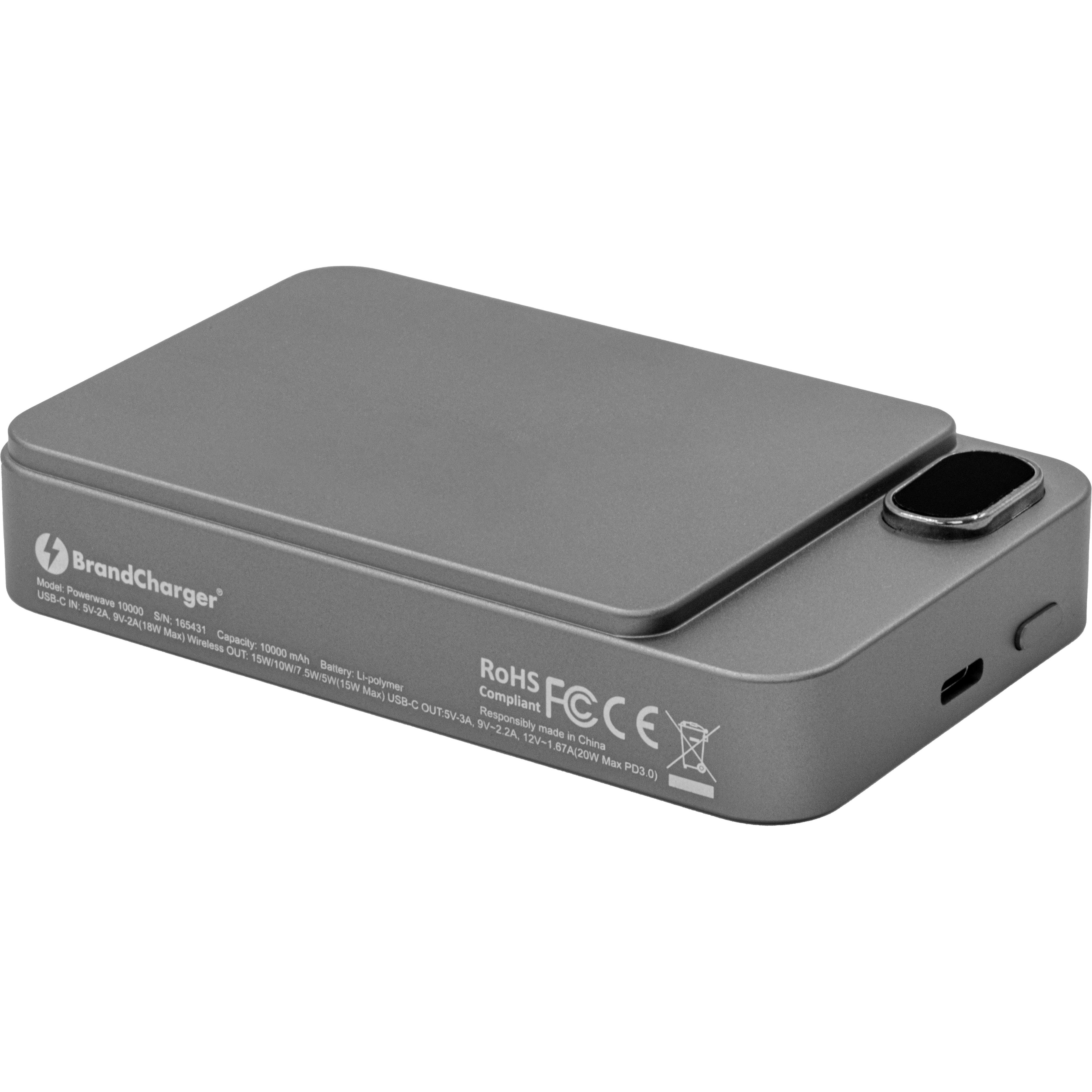 BrandCharger Powerwave 10000 kabellose Powerbank