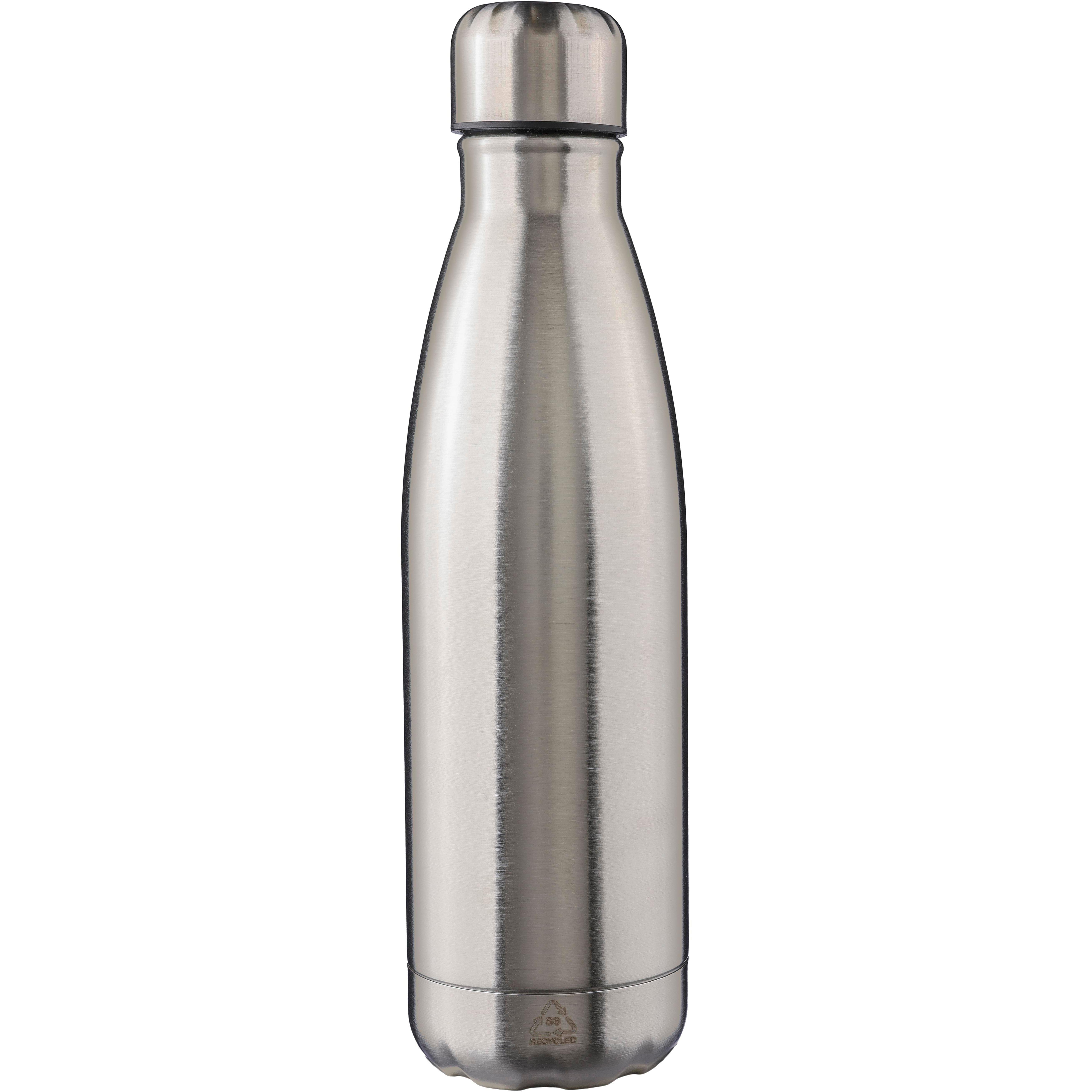 Recycelte doppelwandige Trinkflasche aus Edelstahl Lombok