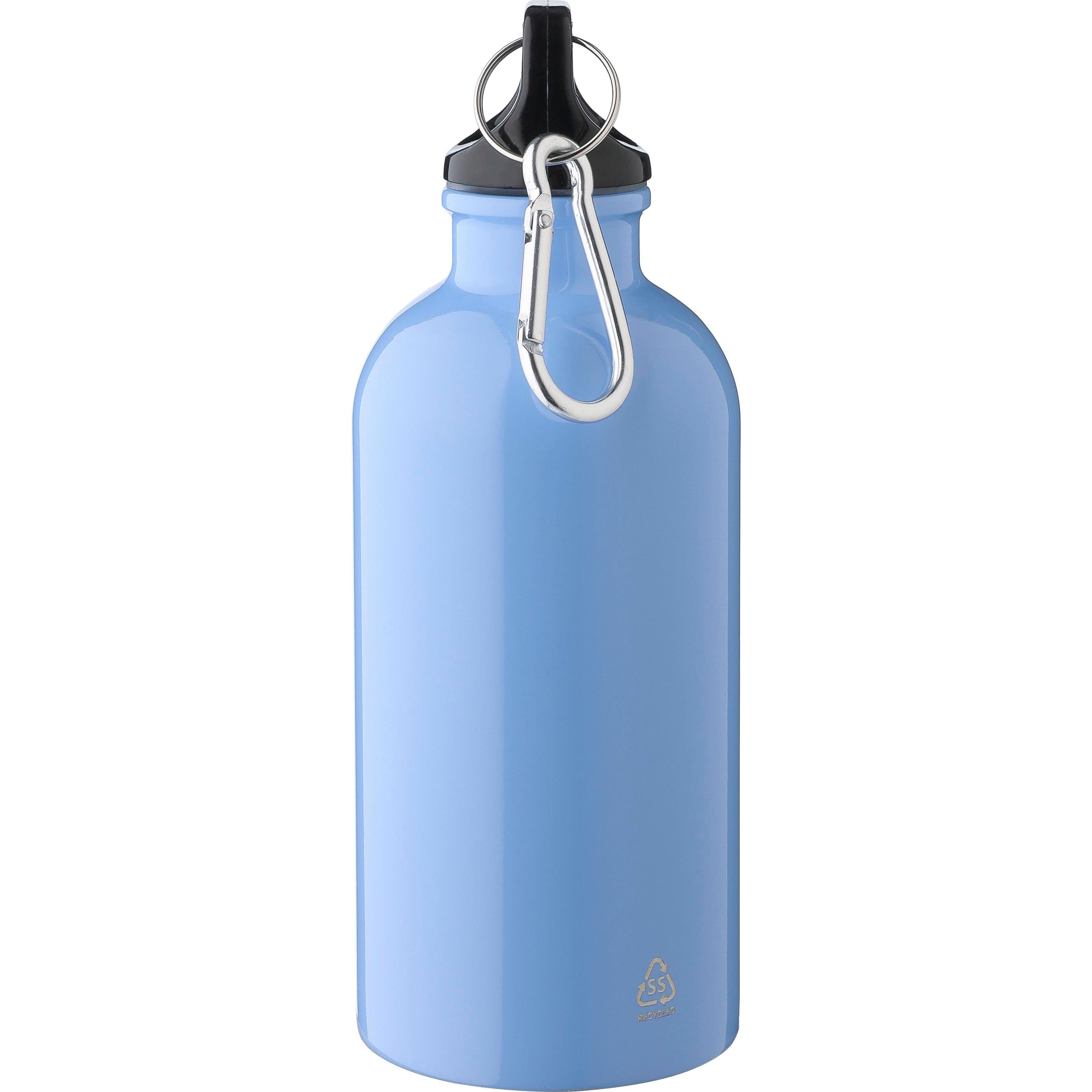 Einwandige Flasche aus recyceltem Edelstahl (400 ml) Sable