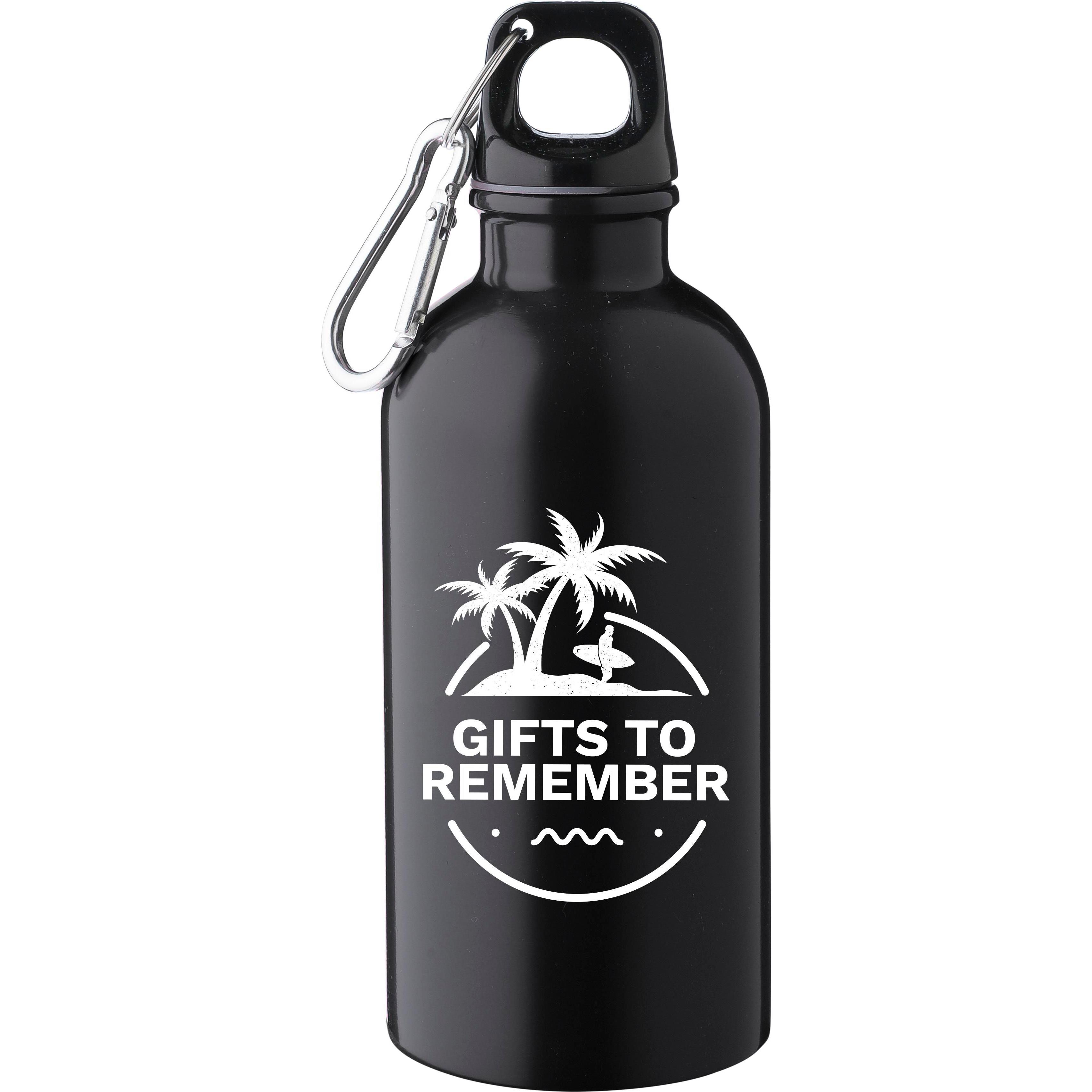 Einwandige Flasche aus recyceltem Edelstahl (400 ml) Sable