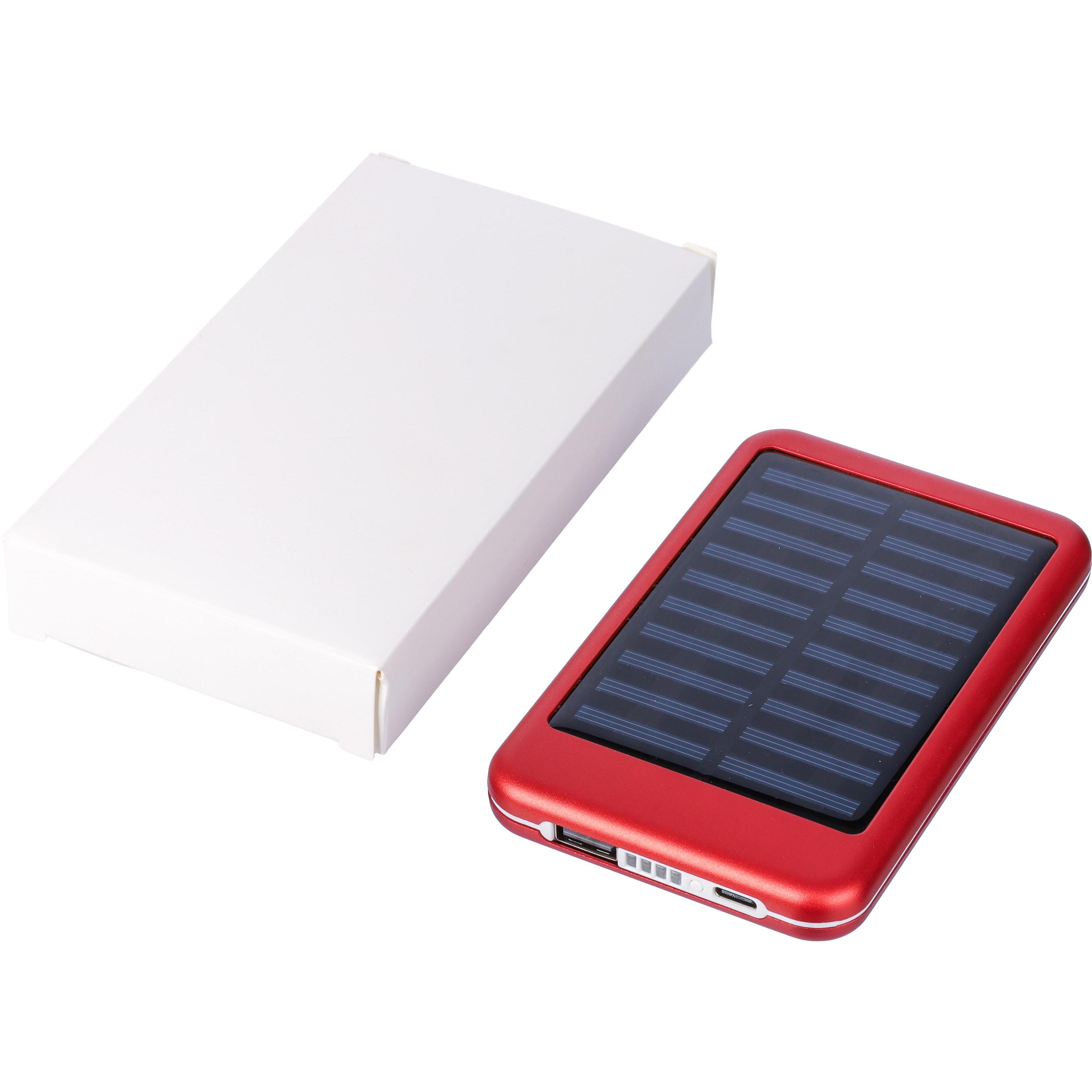 Aluminium Solar-Powerbank Tycho