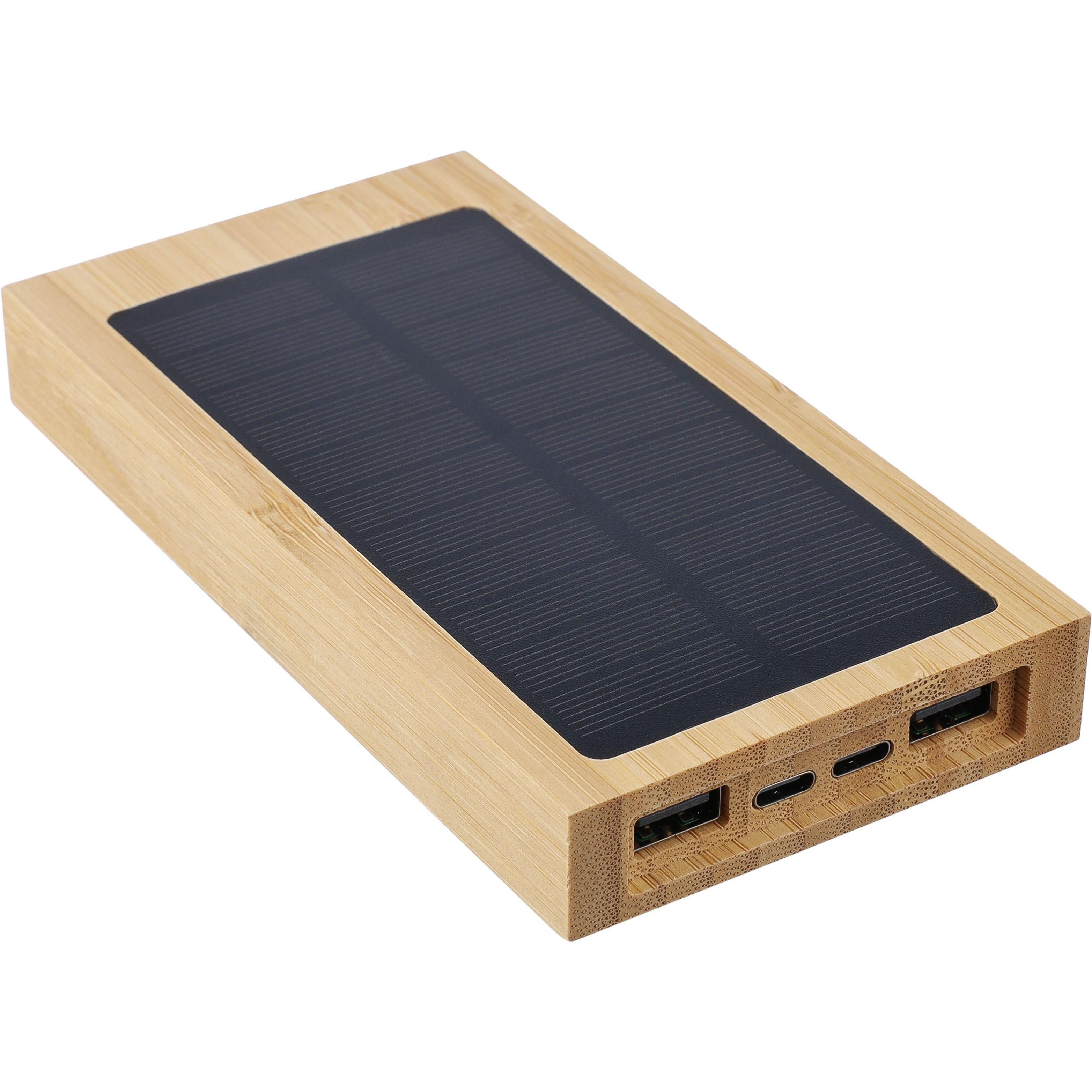 Bambus Solar-Powerbank Elz