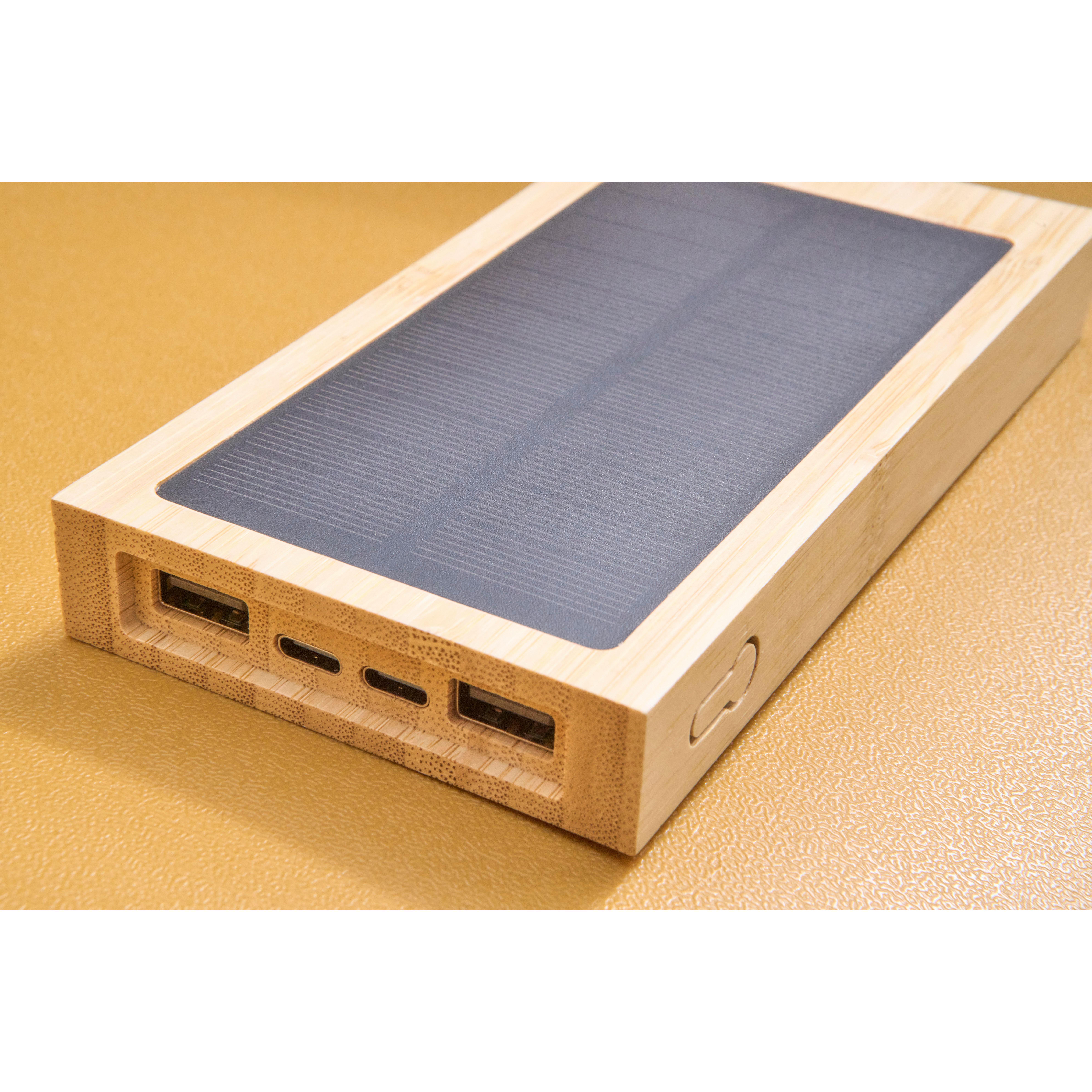 Bambus Solar-Powerbank Elz