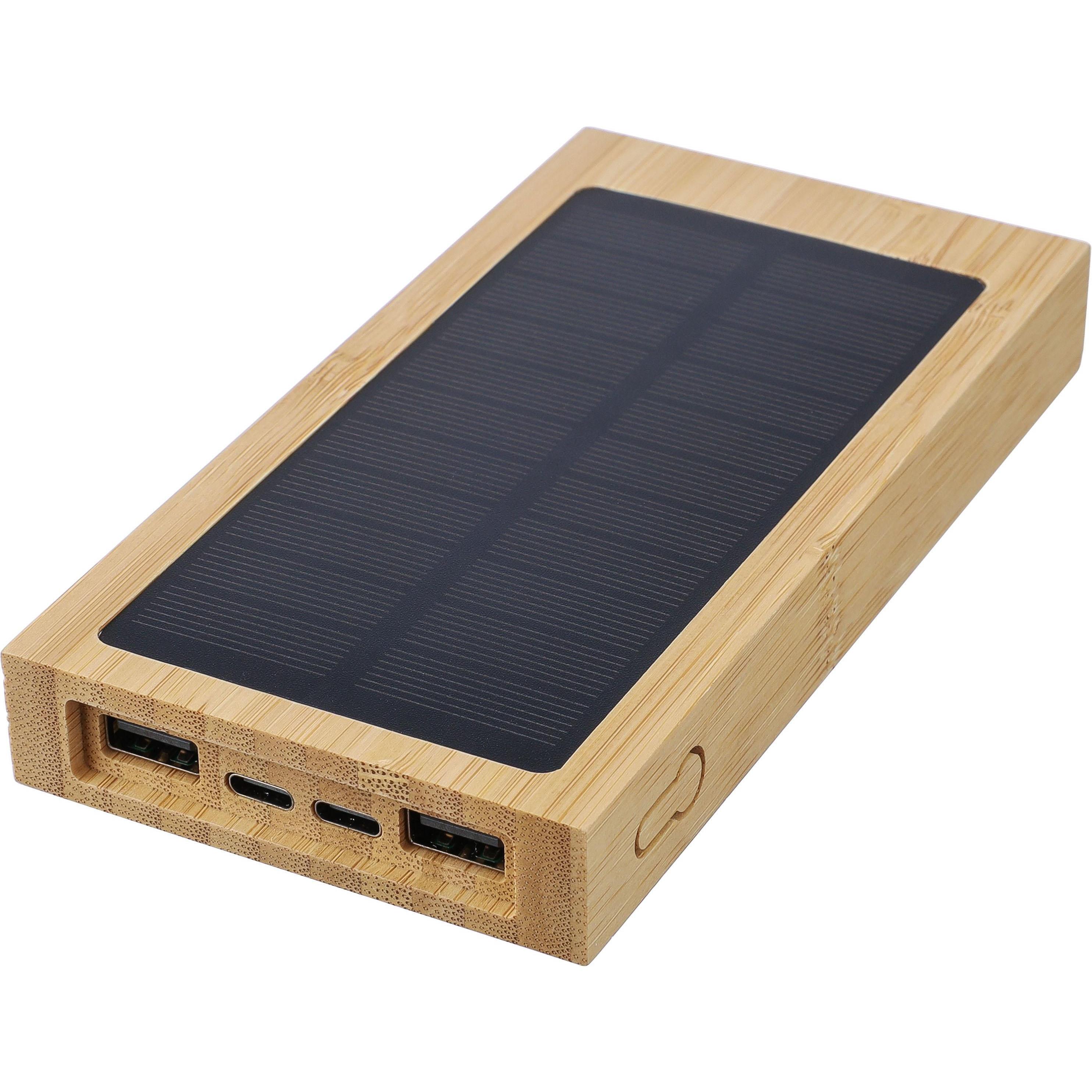 Bambus Solar-Powerbank Elz