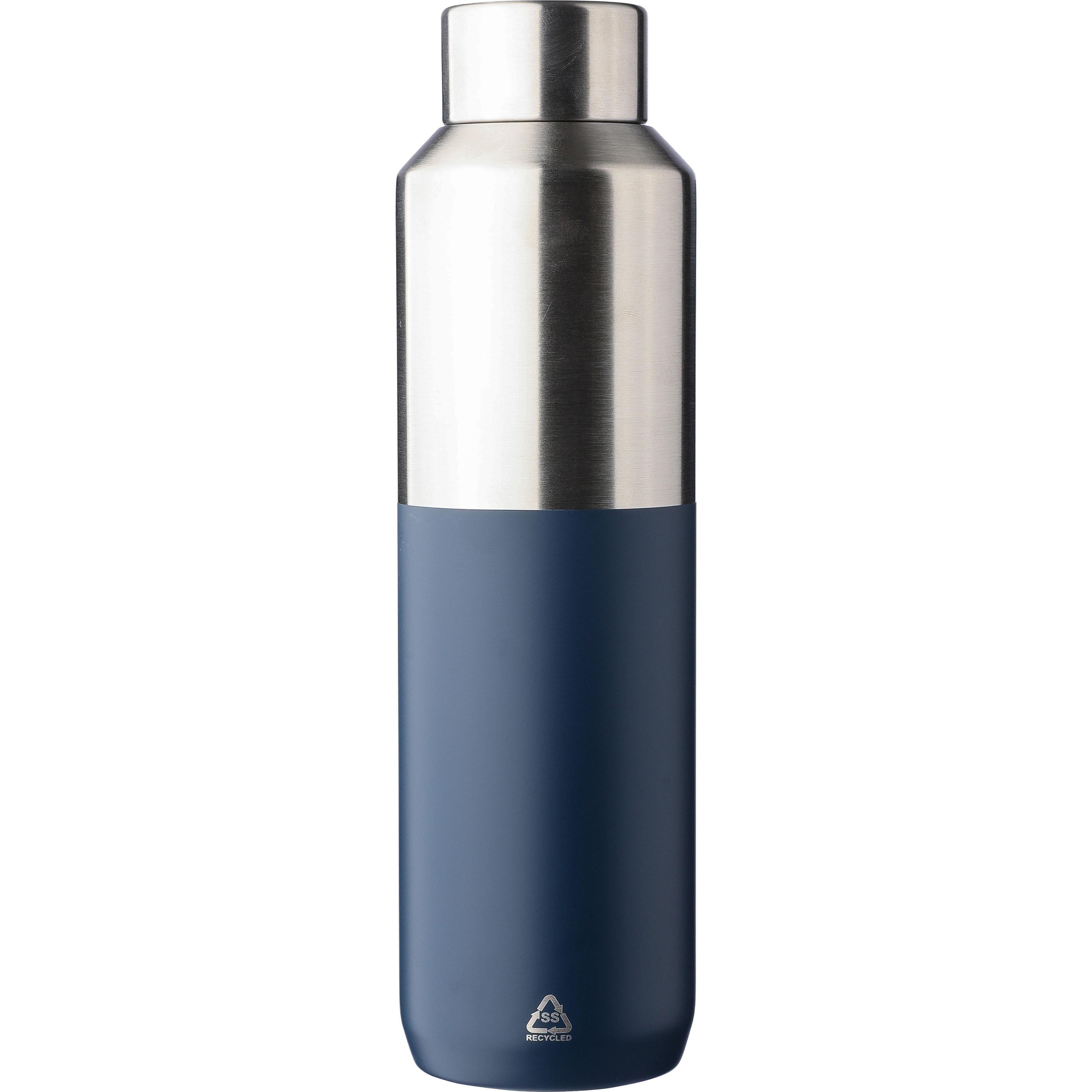 Recycelte doppelwandige Trinkflasche aus Edelstahl (600 ml) Esen