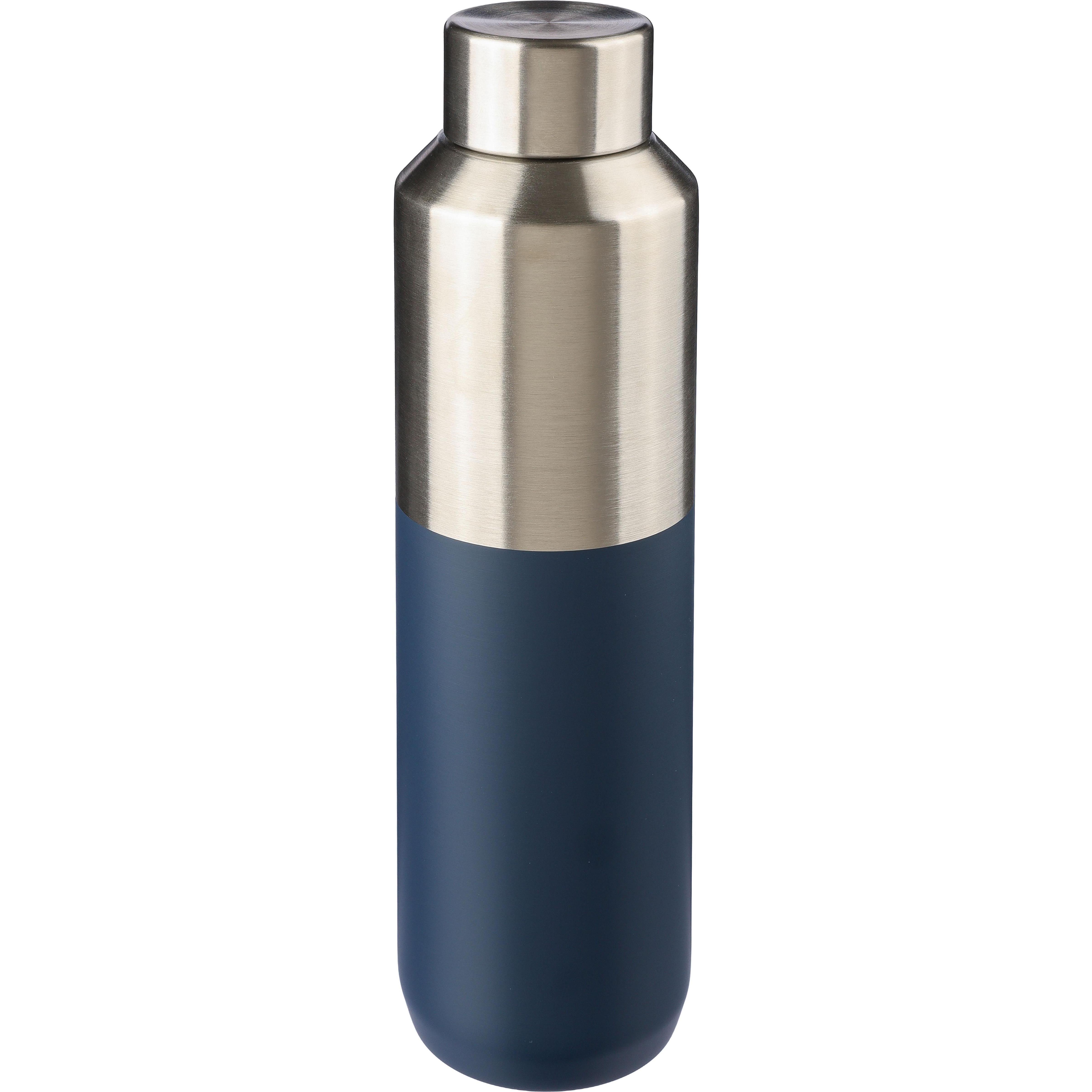 Recycelte doppelwandige Trinkflasche aus Edelstahl (600 ml) Esen