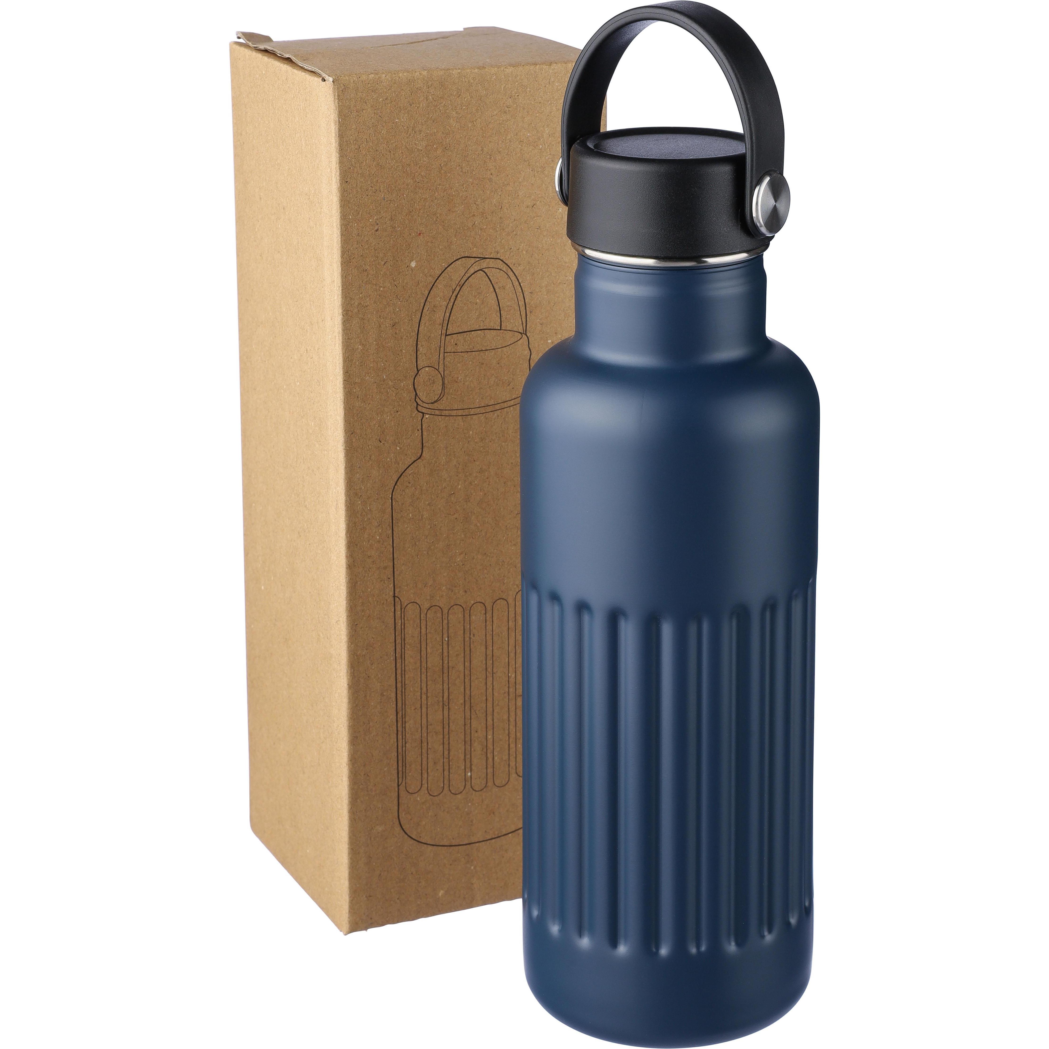 Recycelte Edelstahl-Trinkflasche mit doppelter Wand (500 ml) Lior