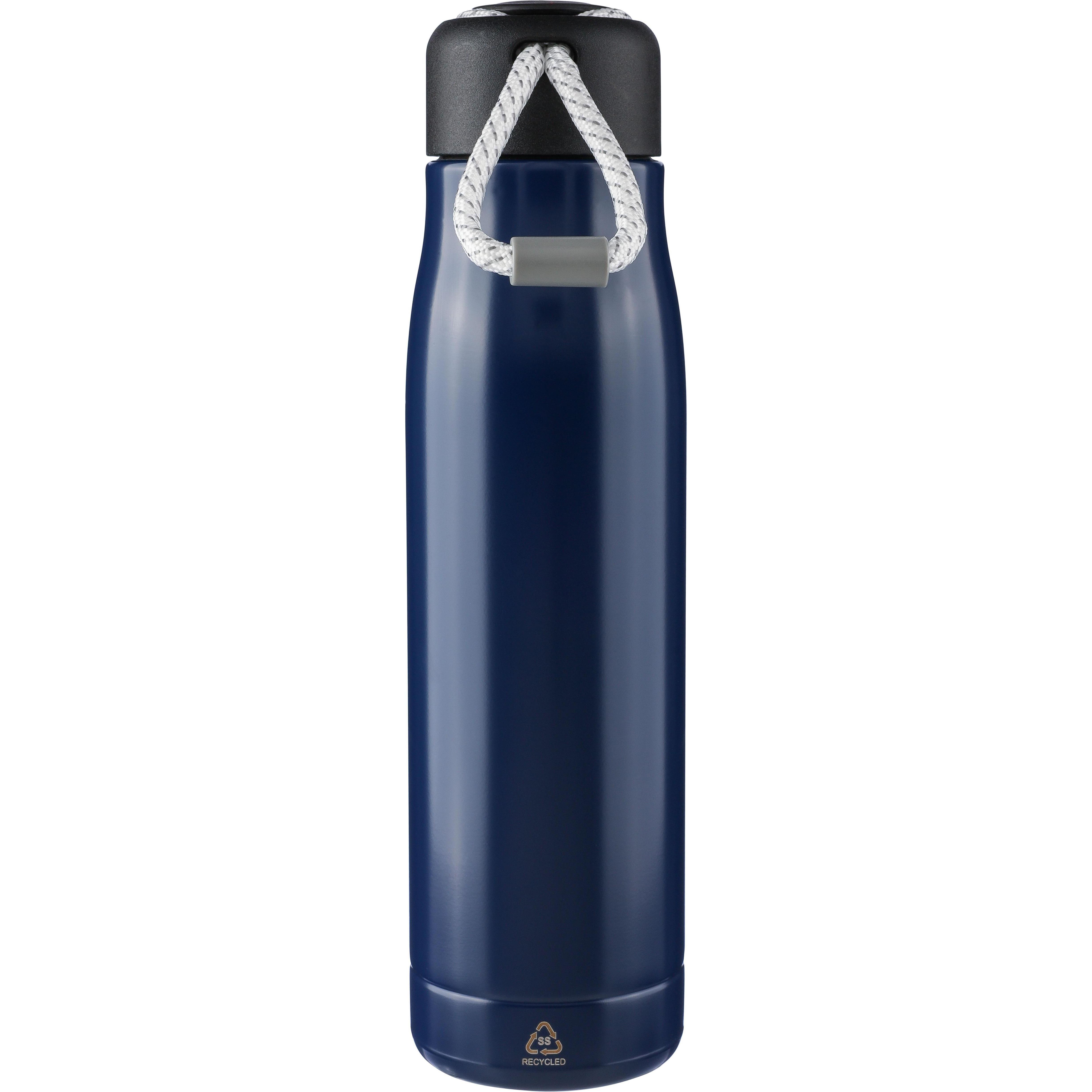 Doppelwandige Trinkflasche aus recyceltem Edelstahl (500 ml) Solene