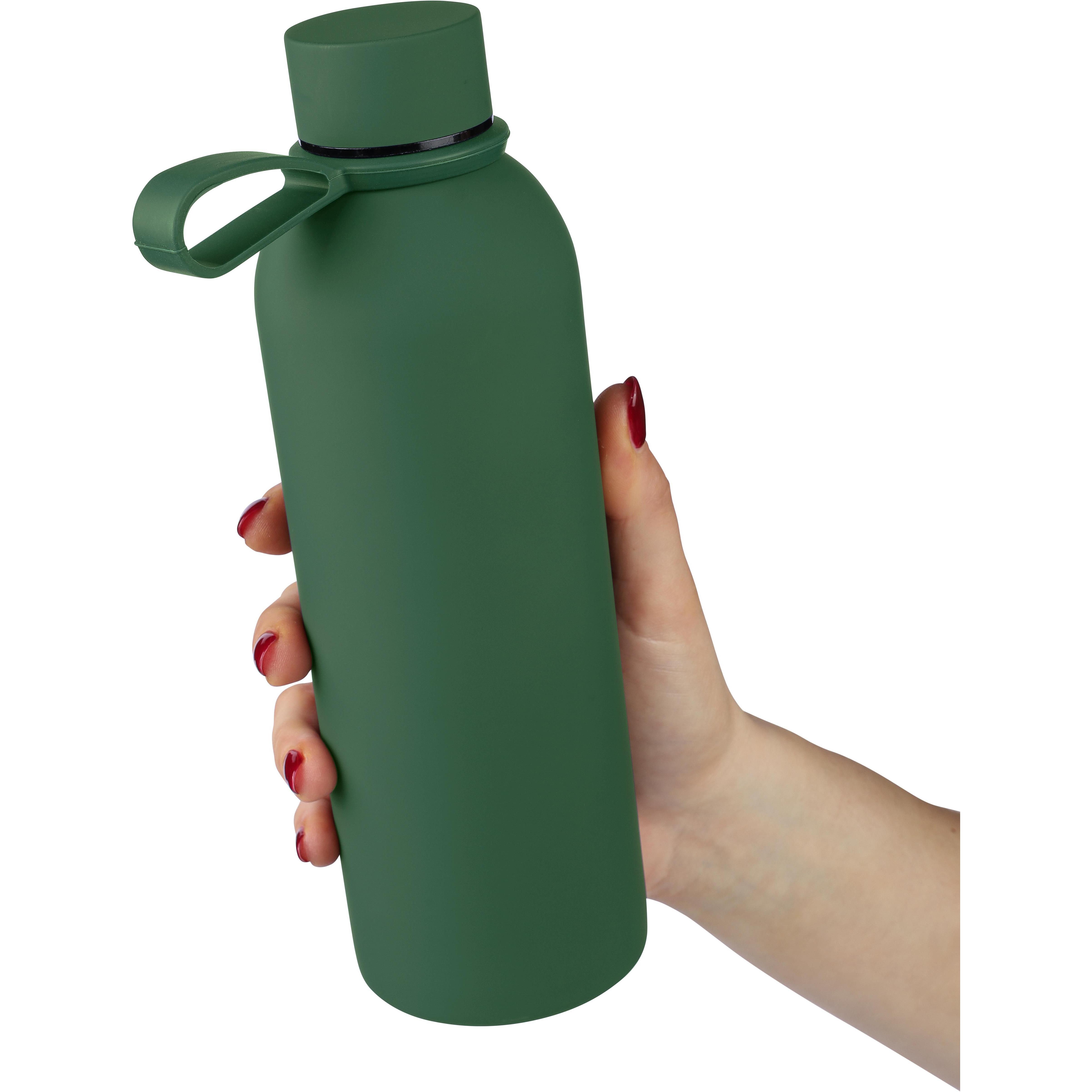 Recycelte doppelwandige Trinkflasche aus Edelstahl 500 ml Sena