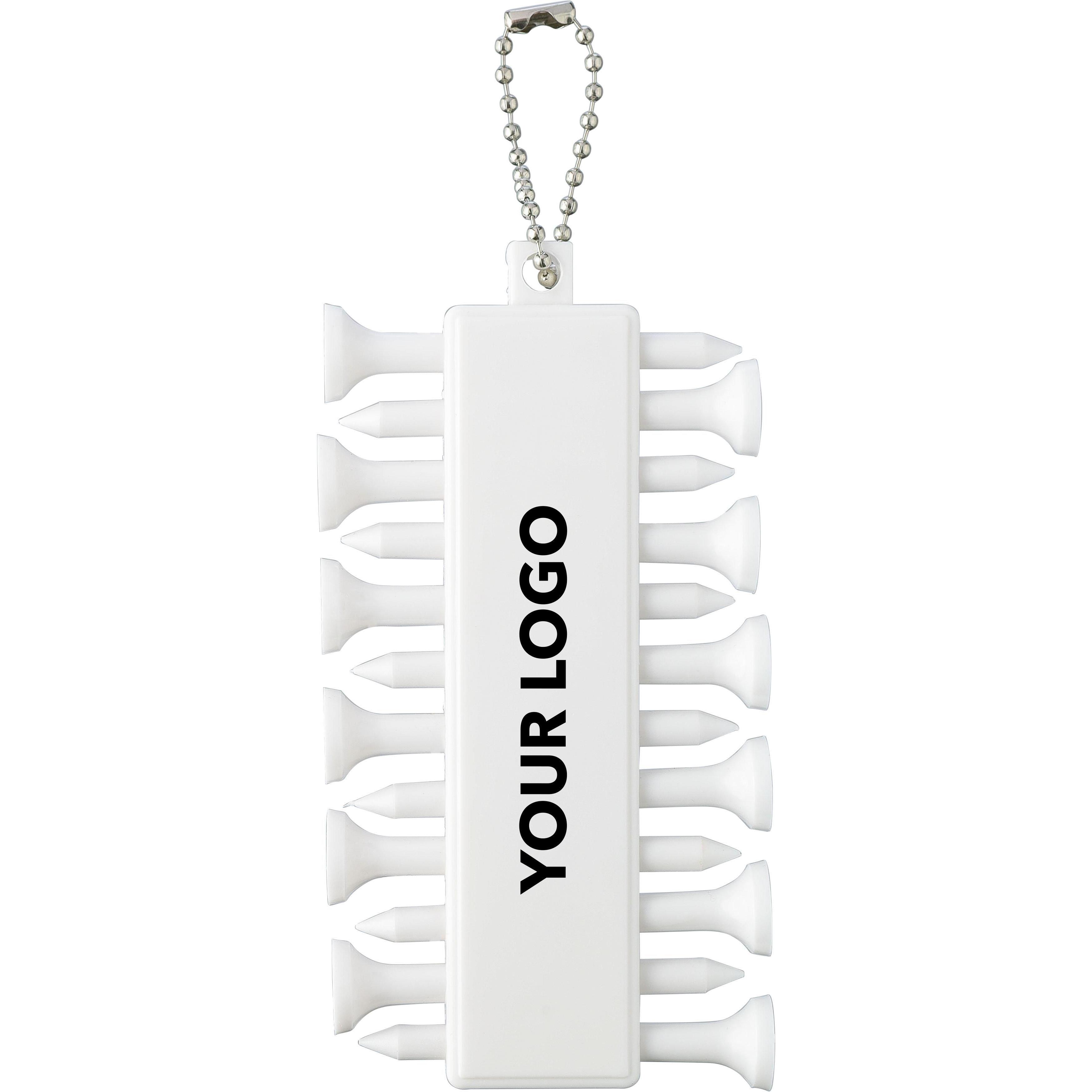 Golftee-Set Aveline aus recyceltem ABS