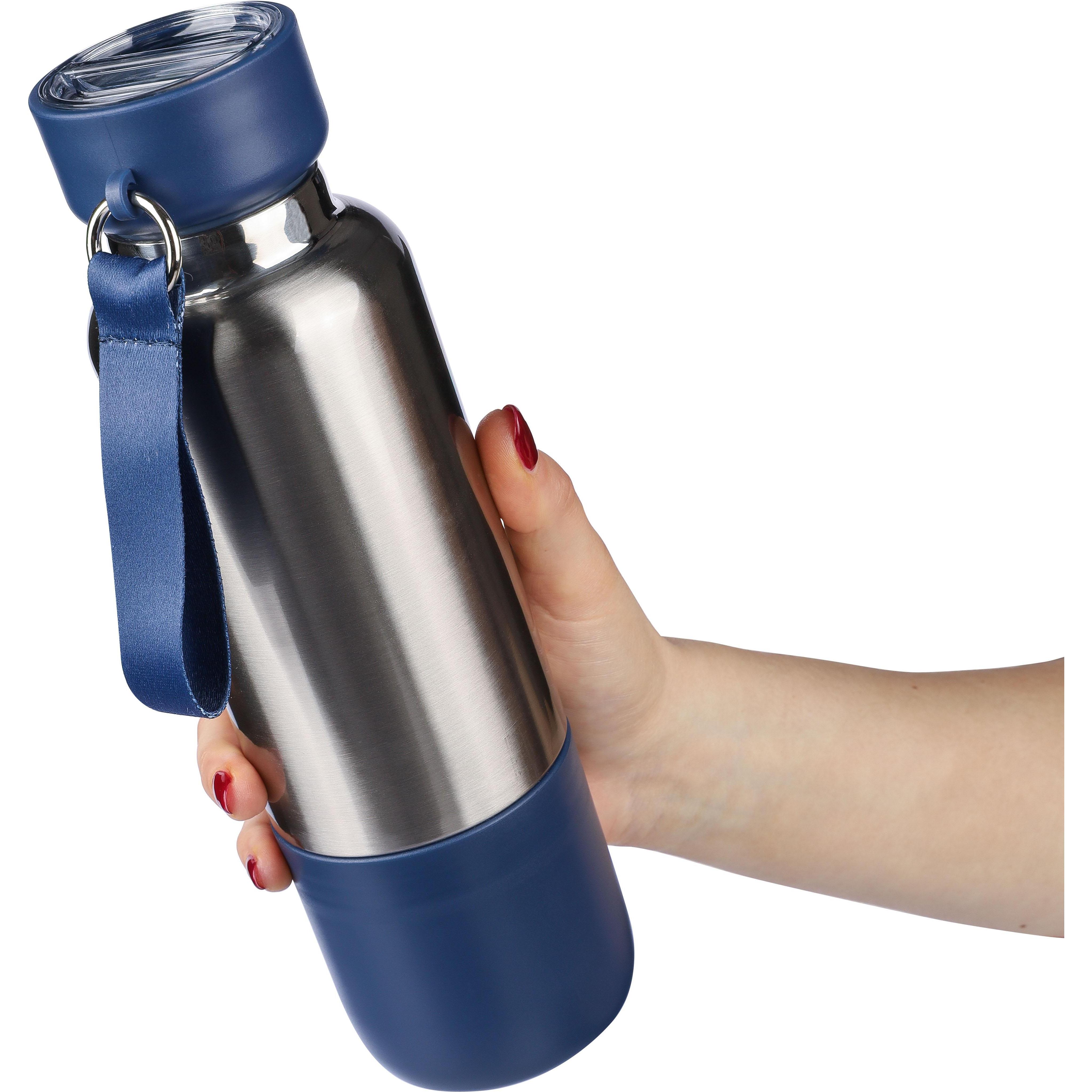 Doppelwandige Edelstahl-Trinkflasche (500 ml) Zev