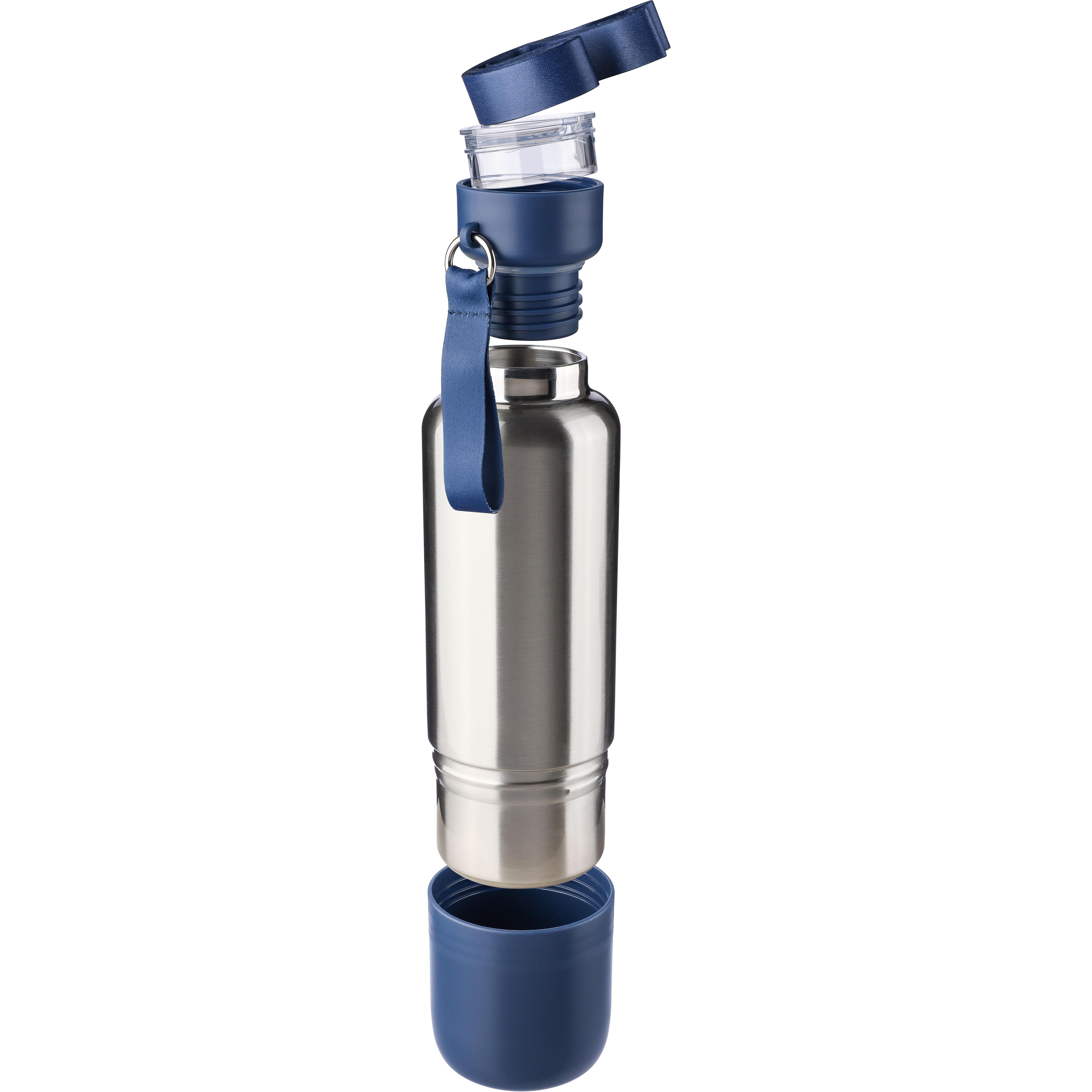 Doppelwandige Edelstahl-Trinkflasche (500 ml) Zev