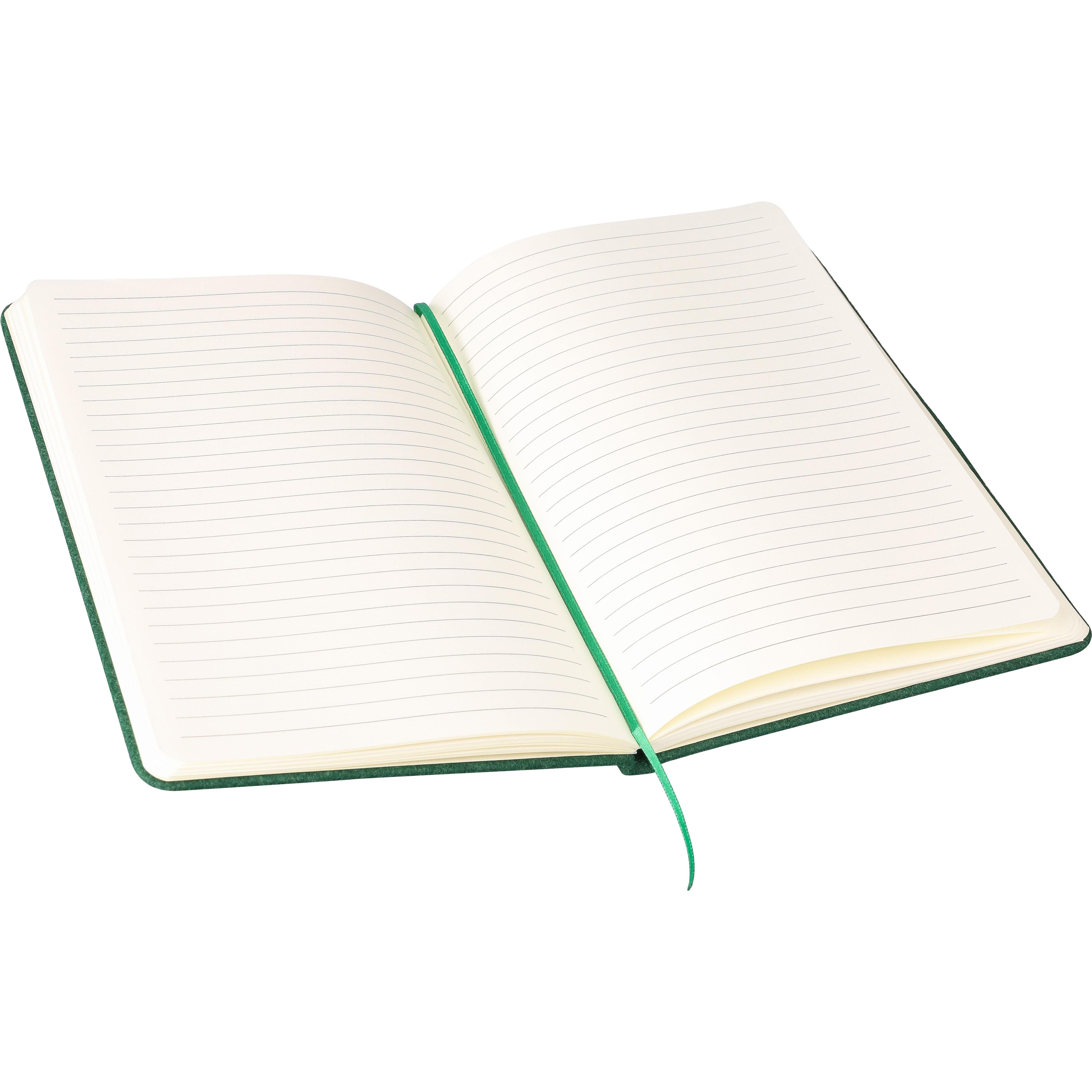 Notizbuch aus recyceltem Filz (A5) Dario