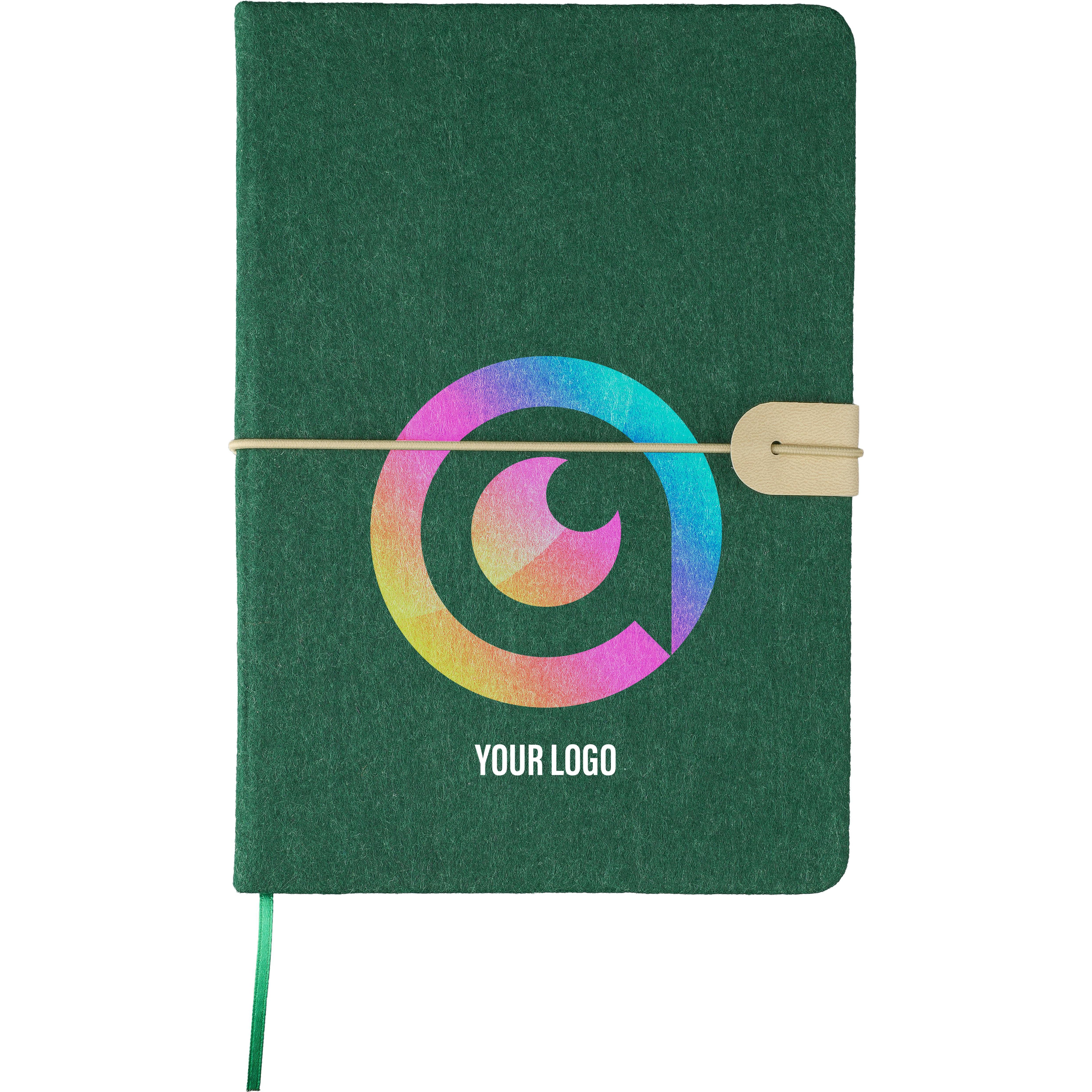 Notizbuch aus recyceltem Filz (A5) Dario