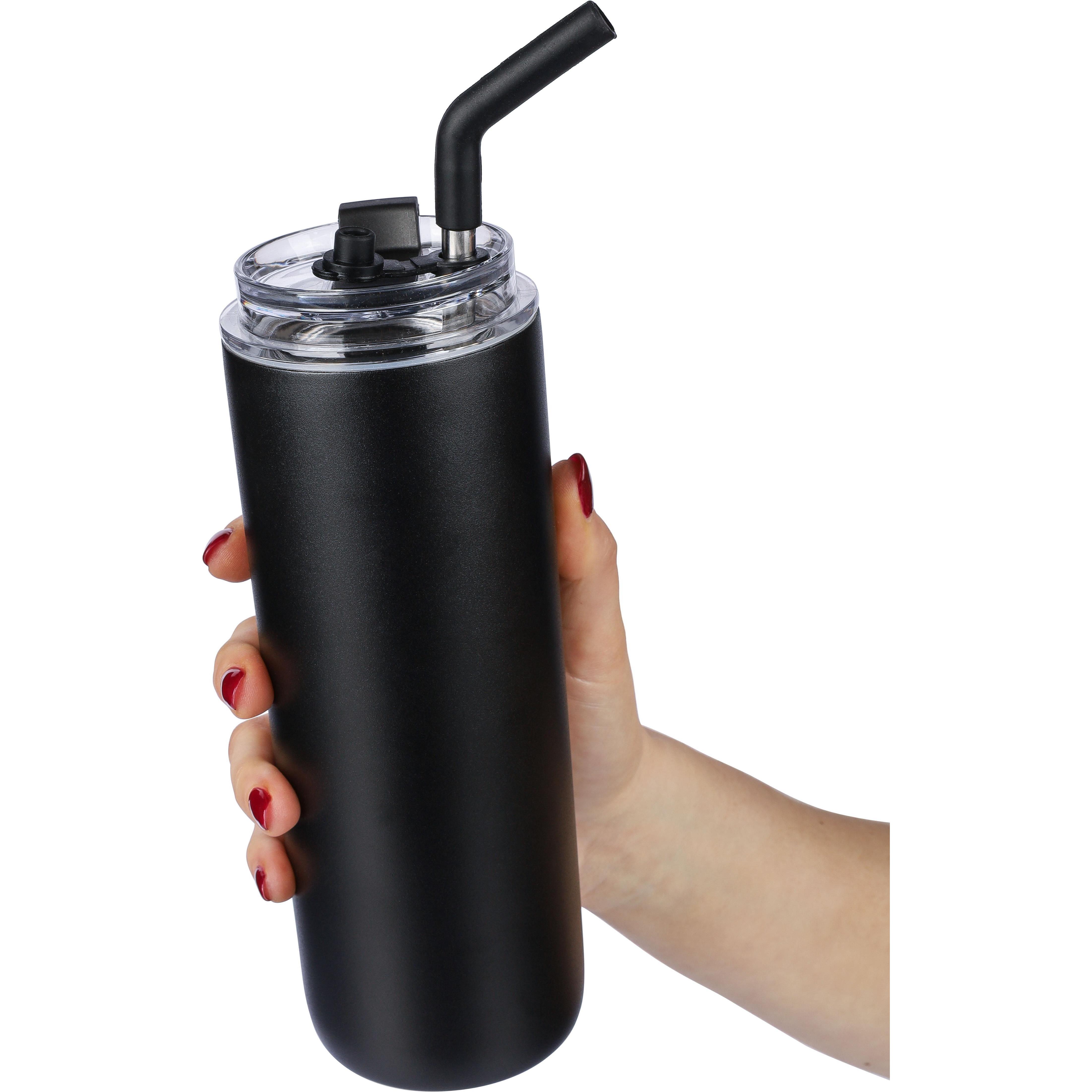 Doppelwandige Edelstahl-Trinkflasche (500 ml) Omari