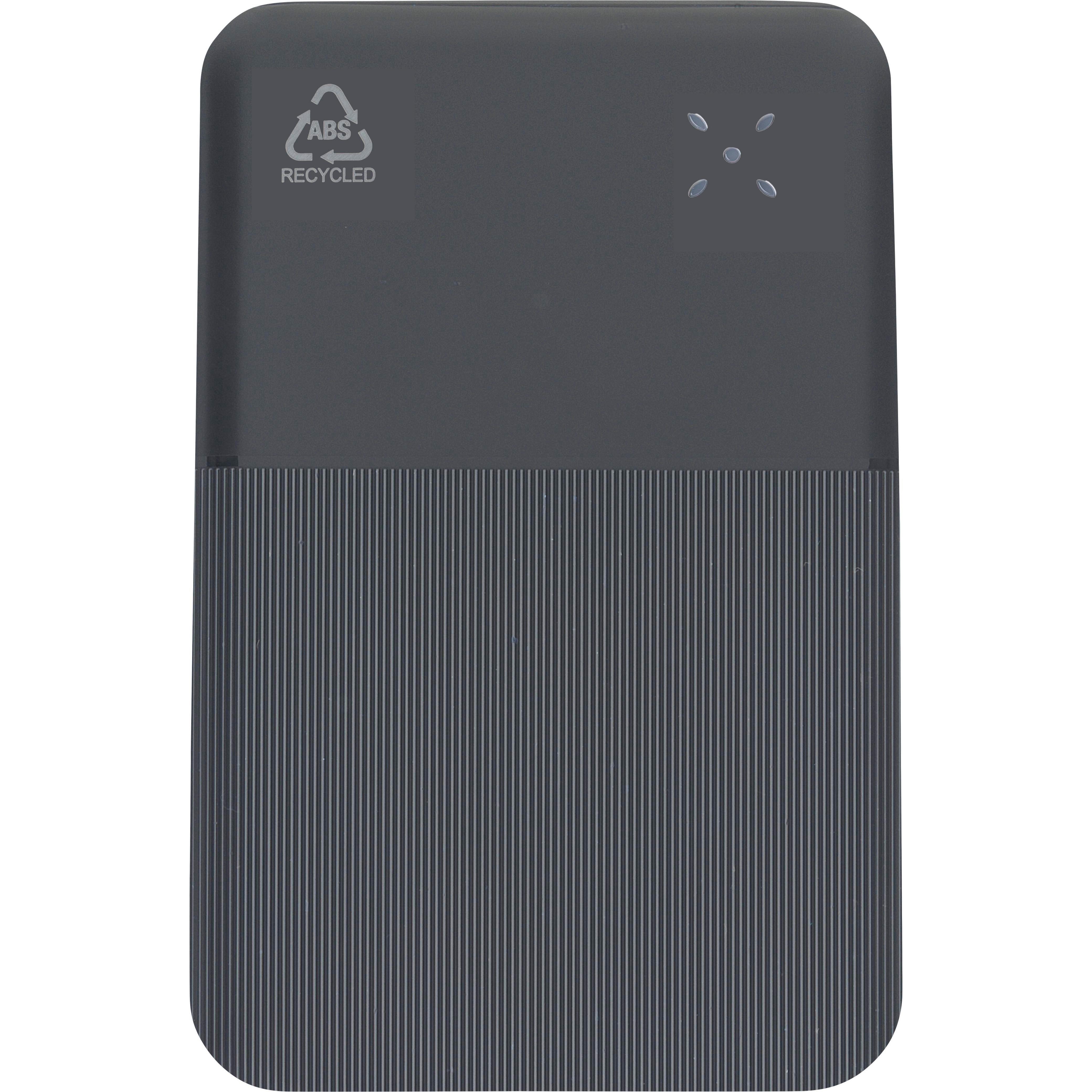 Recycelte ABS-Powerbank Tavi