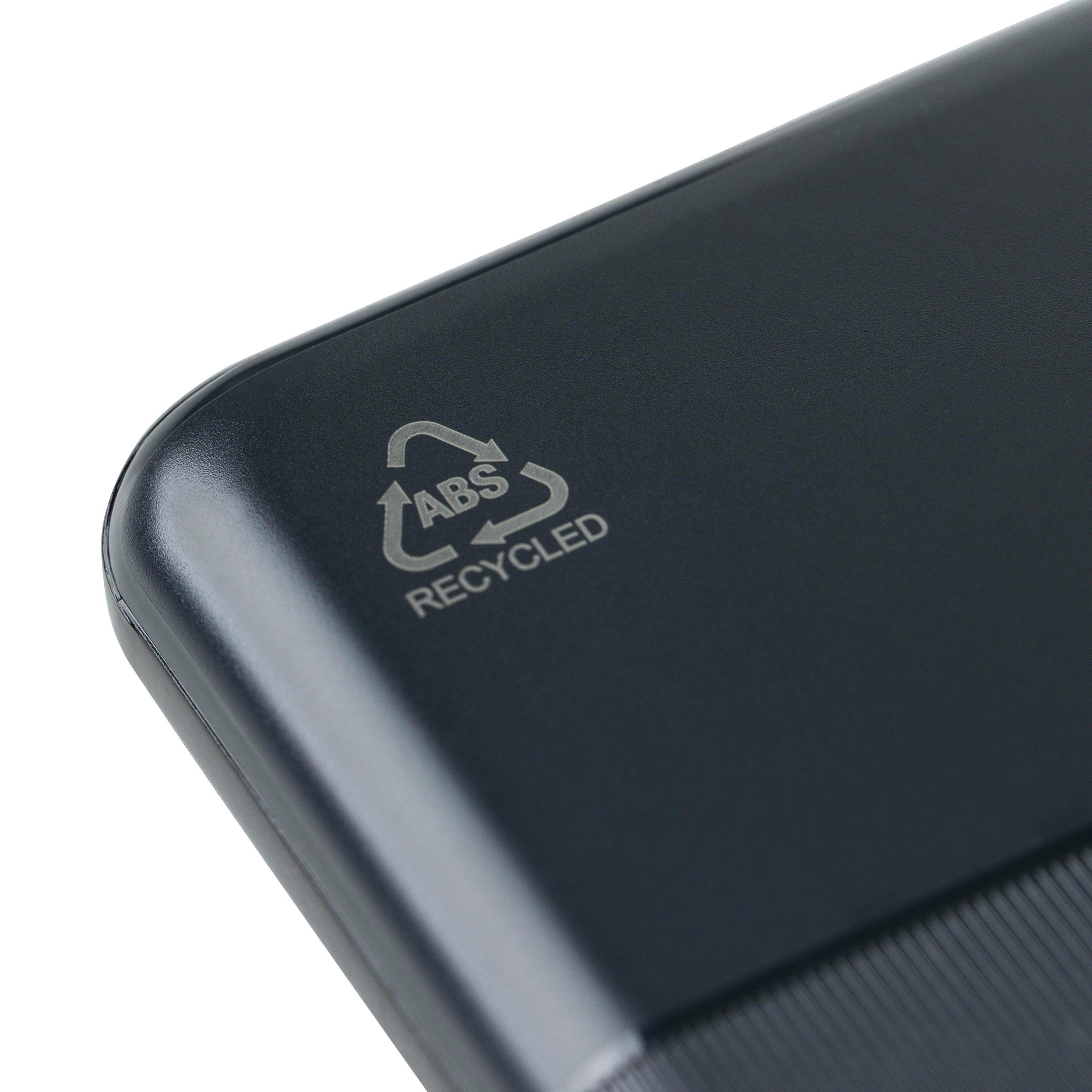 Recycelte ABS-Powerbank Tavi
