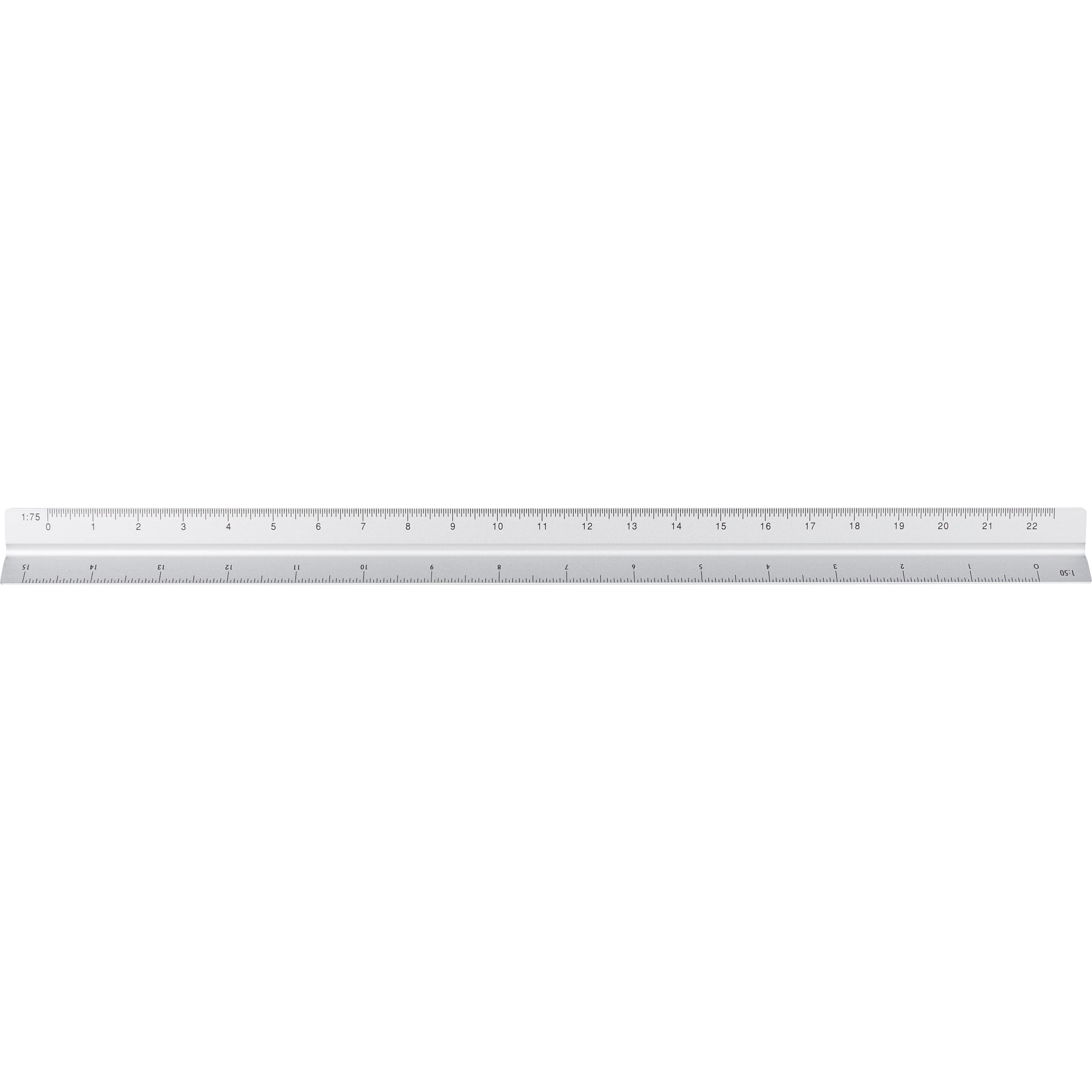 Aluminium-Dreiecklineal 30 cm Tavi