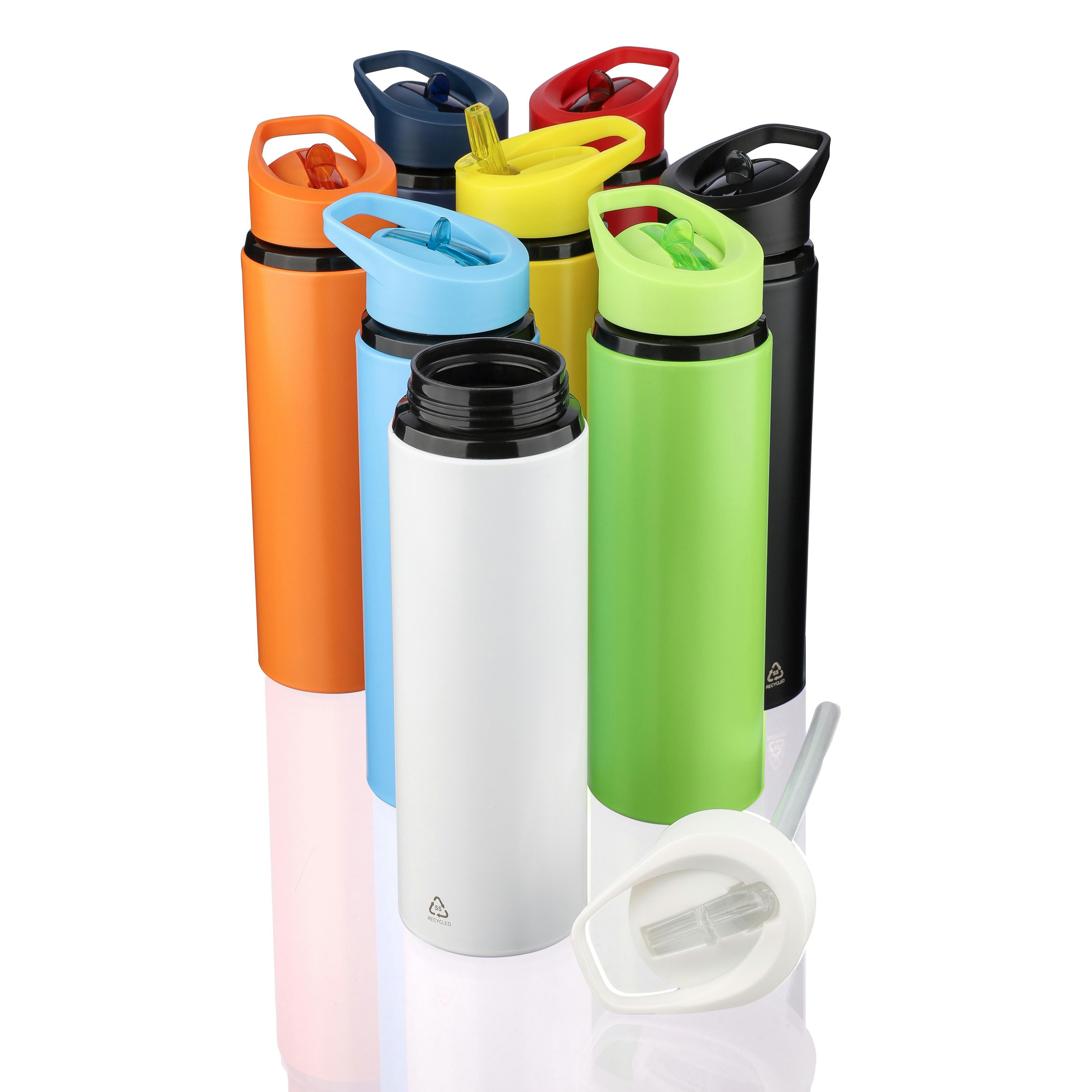 Recycelte Edelstahl-Trinkflasche (500 ml) Zeno
