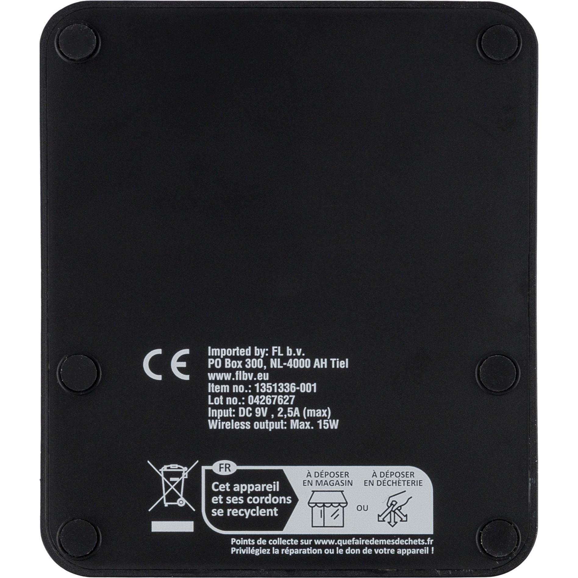 Recyceltes ABS 3-in-1-Wireless-Ladegerät Elias