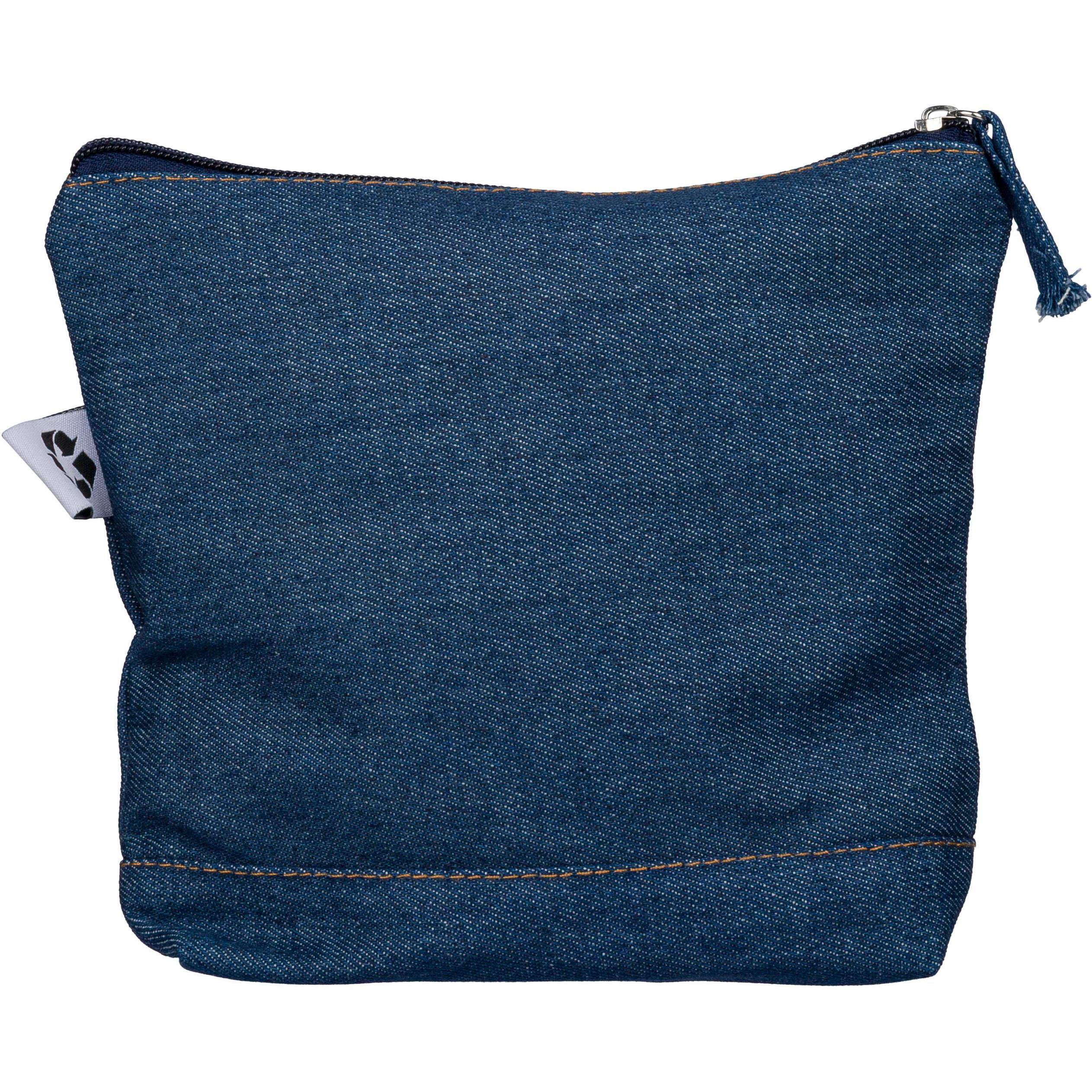 Kosmetiktasche aus recyceltem Denim Orin