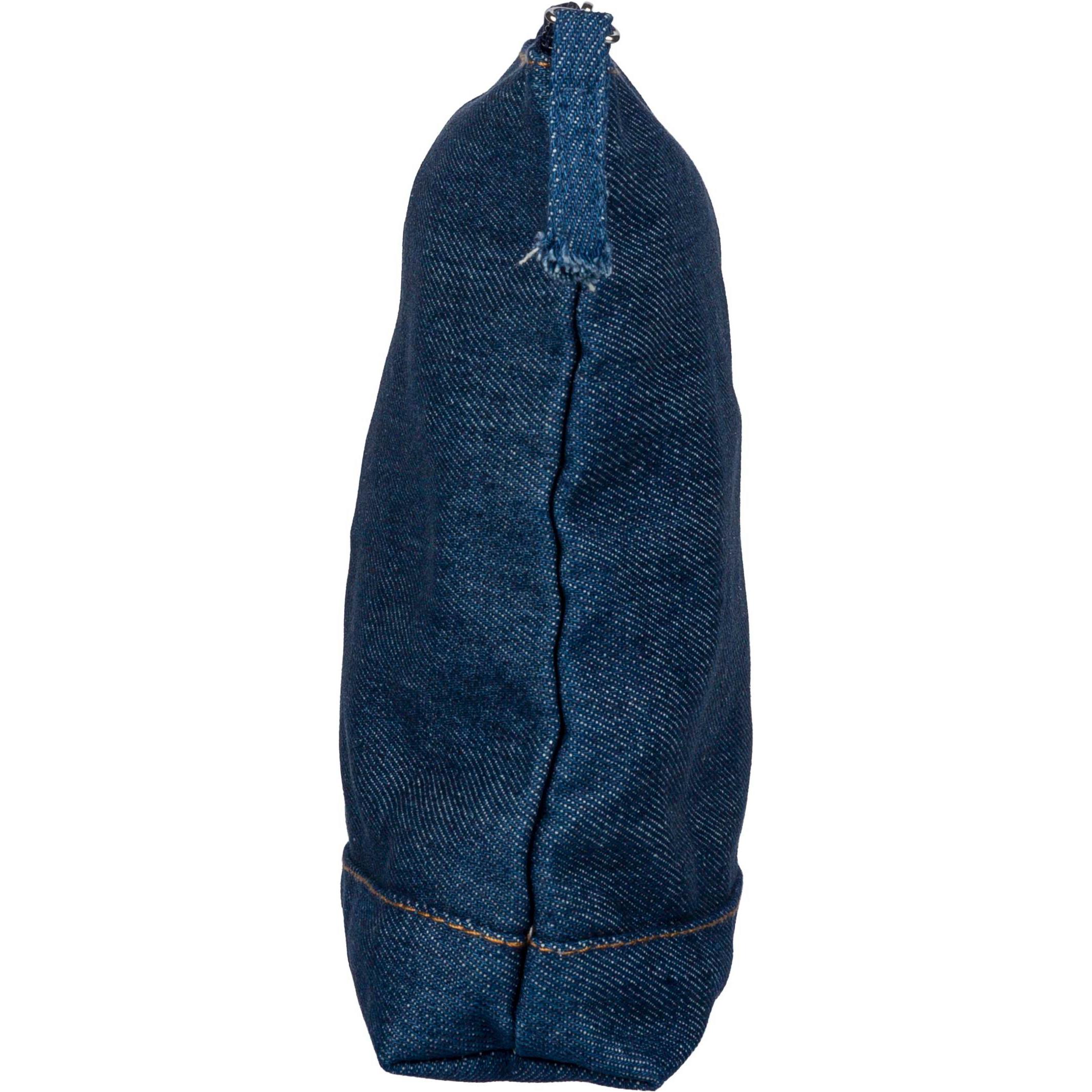 Kosmetiktasche aus recyceltem Denim Orin