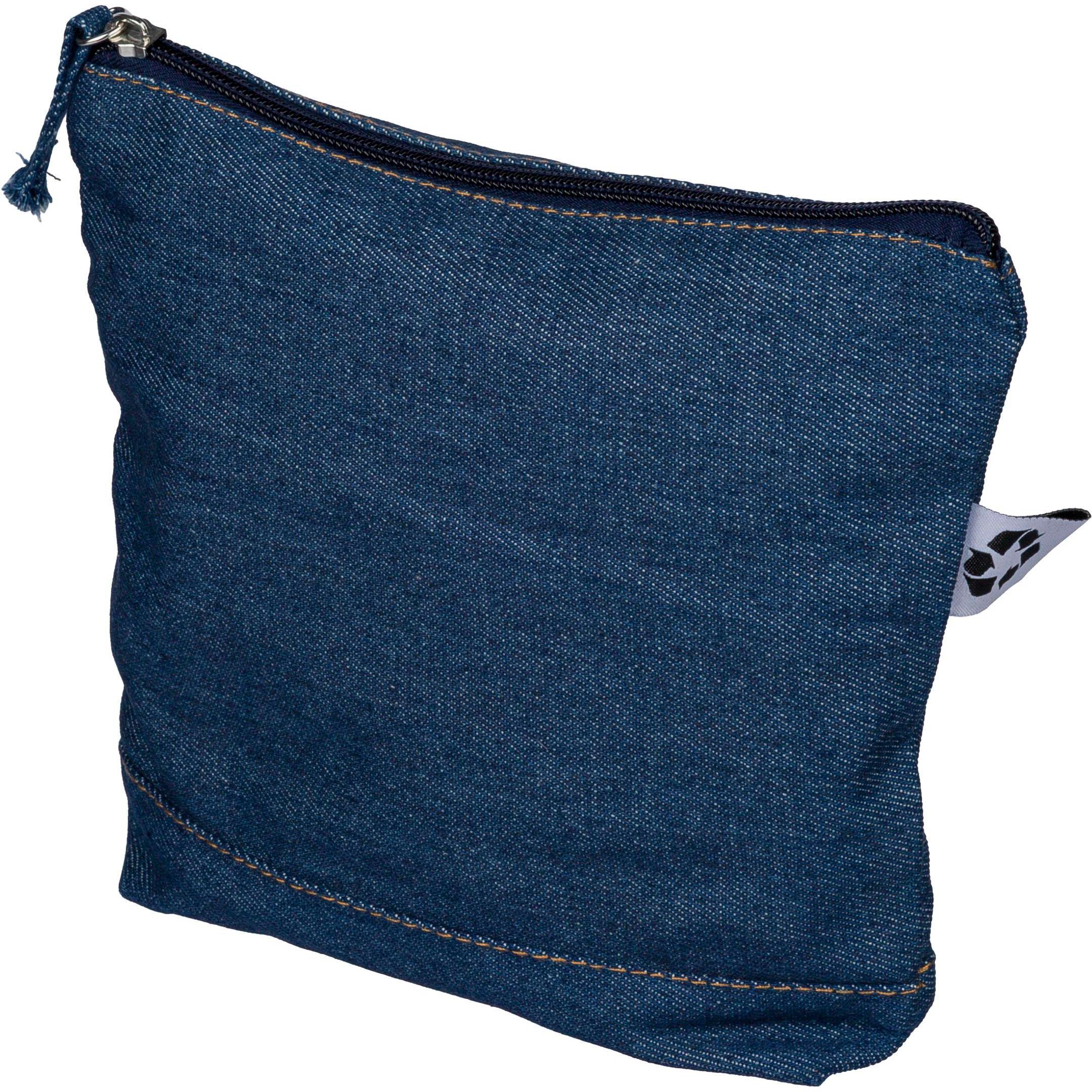 Kosmetiktasche aus recyceltem Denim Orin