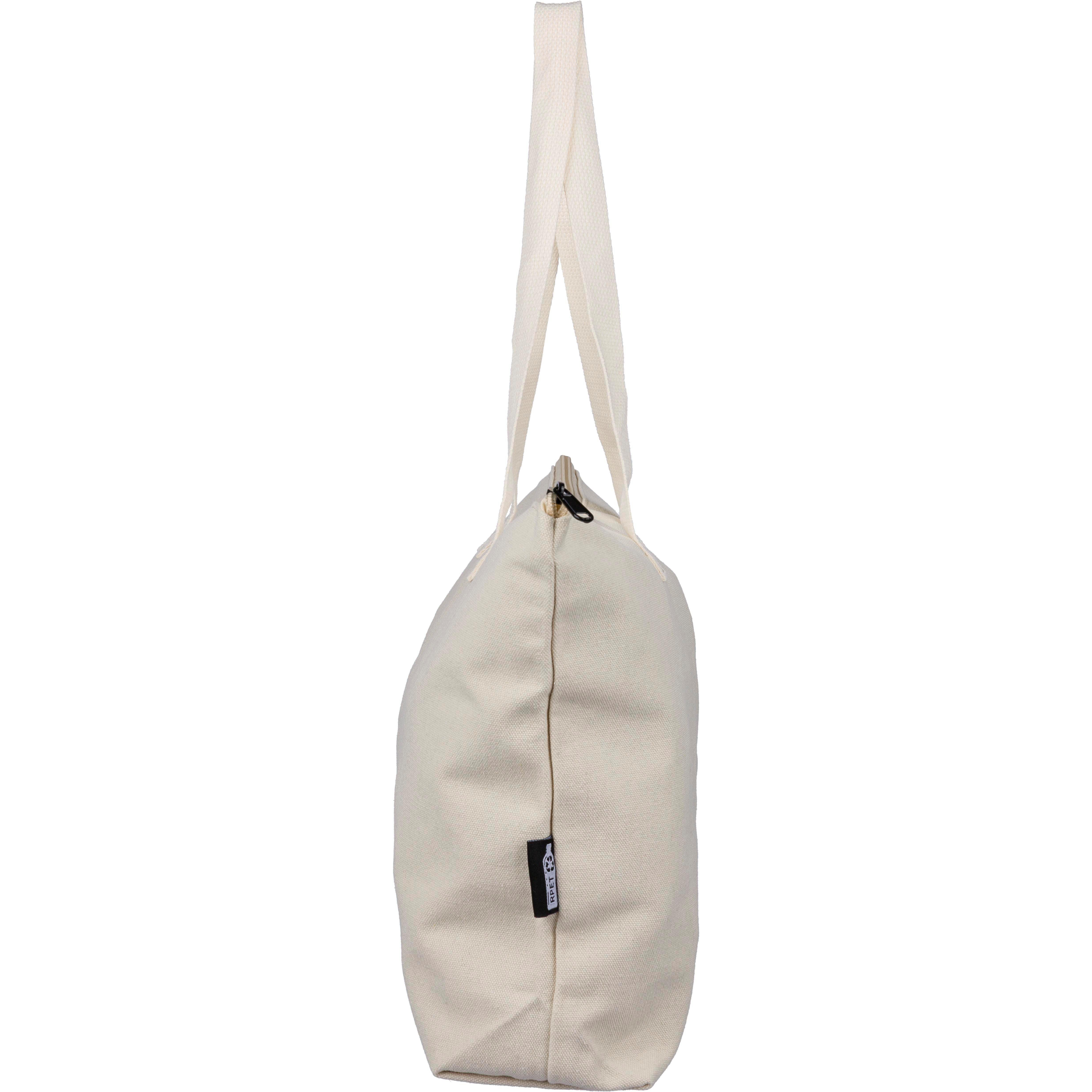 Tragetasche aus recyceltem Polycotton (330 g/m2) Malina