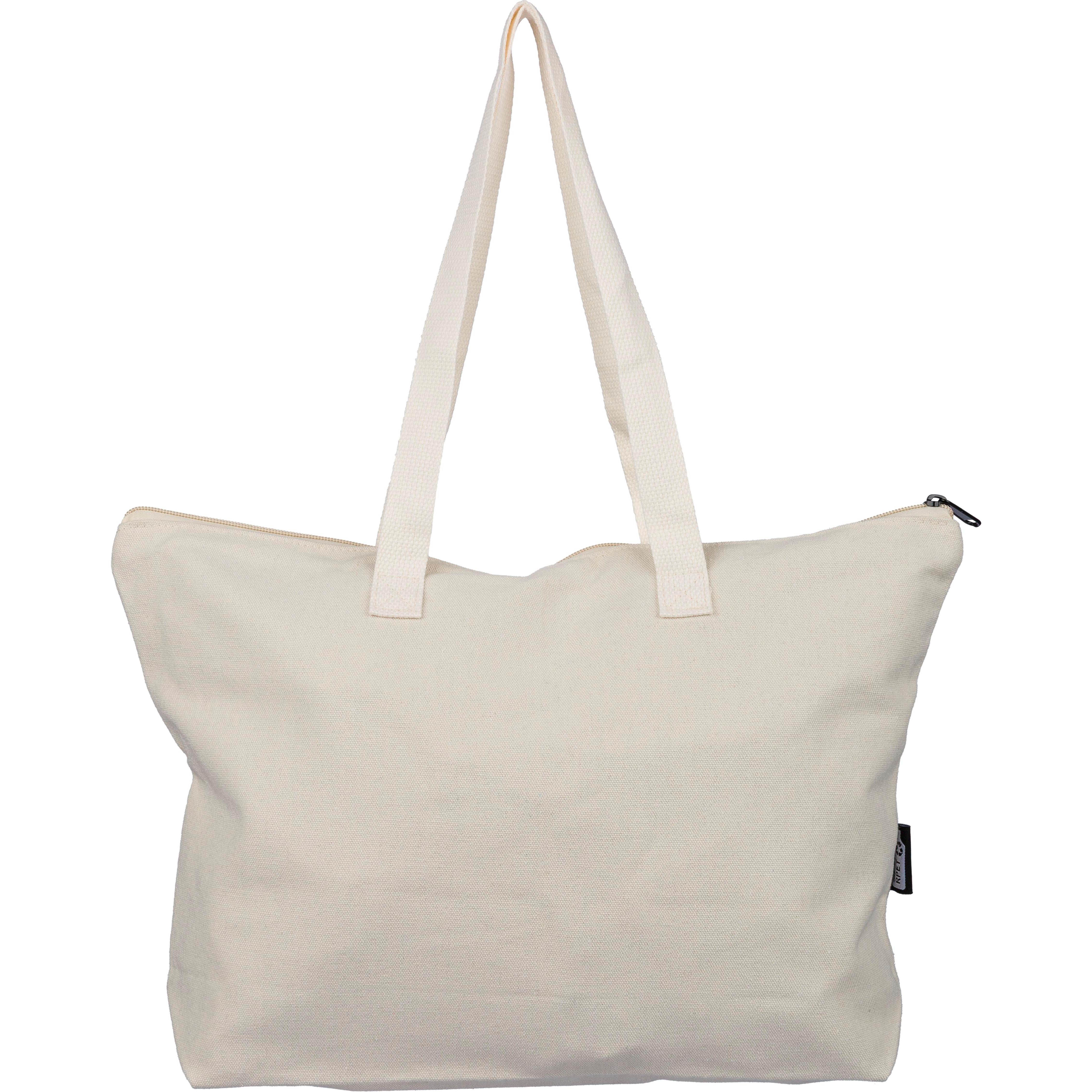 Tragetasche aus recyceltem Polycotton (330 g/m2) Malina