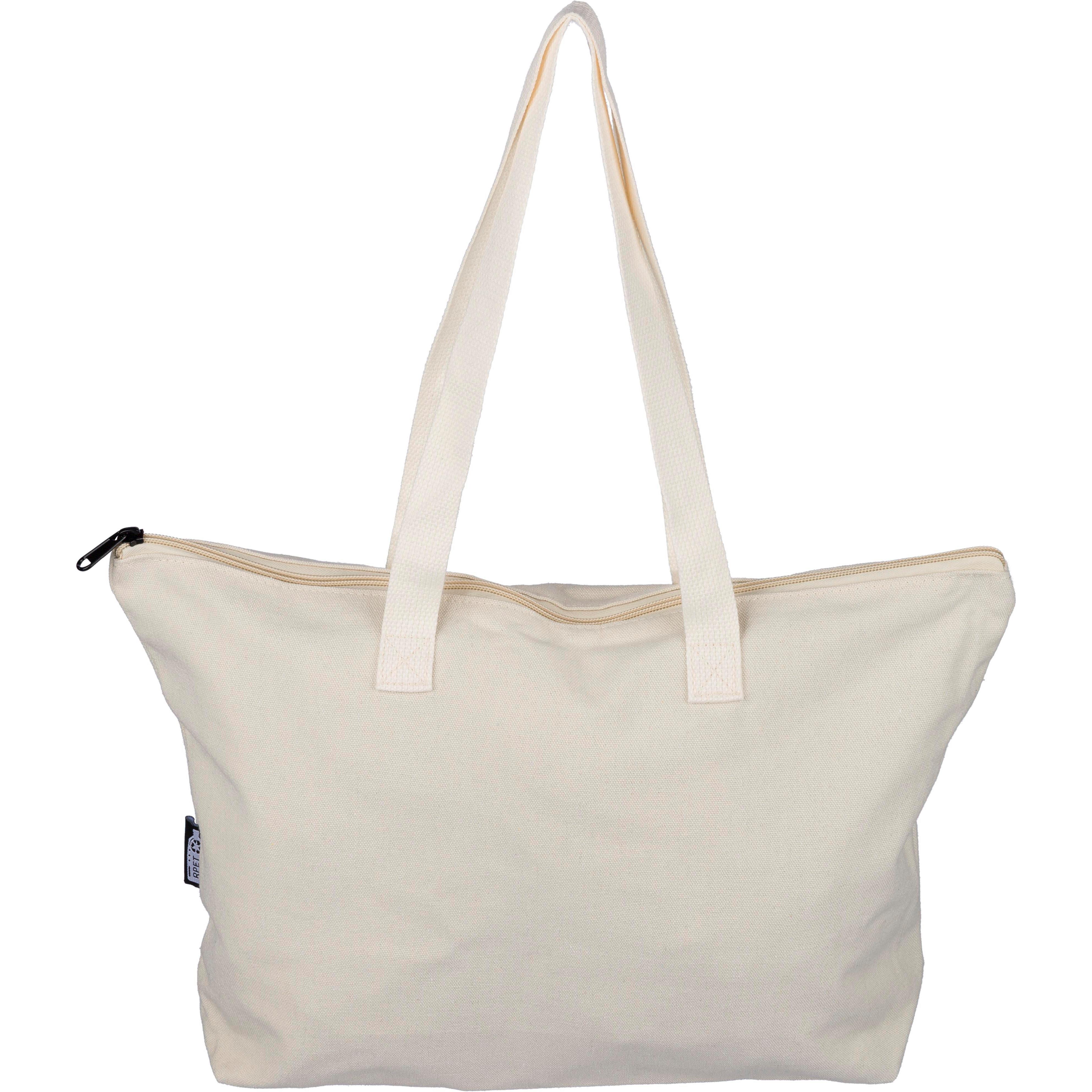 Tragetasche aus recyceltem Polycotton (330 g/m2) Malina