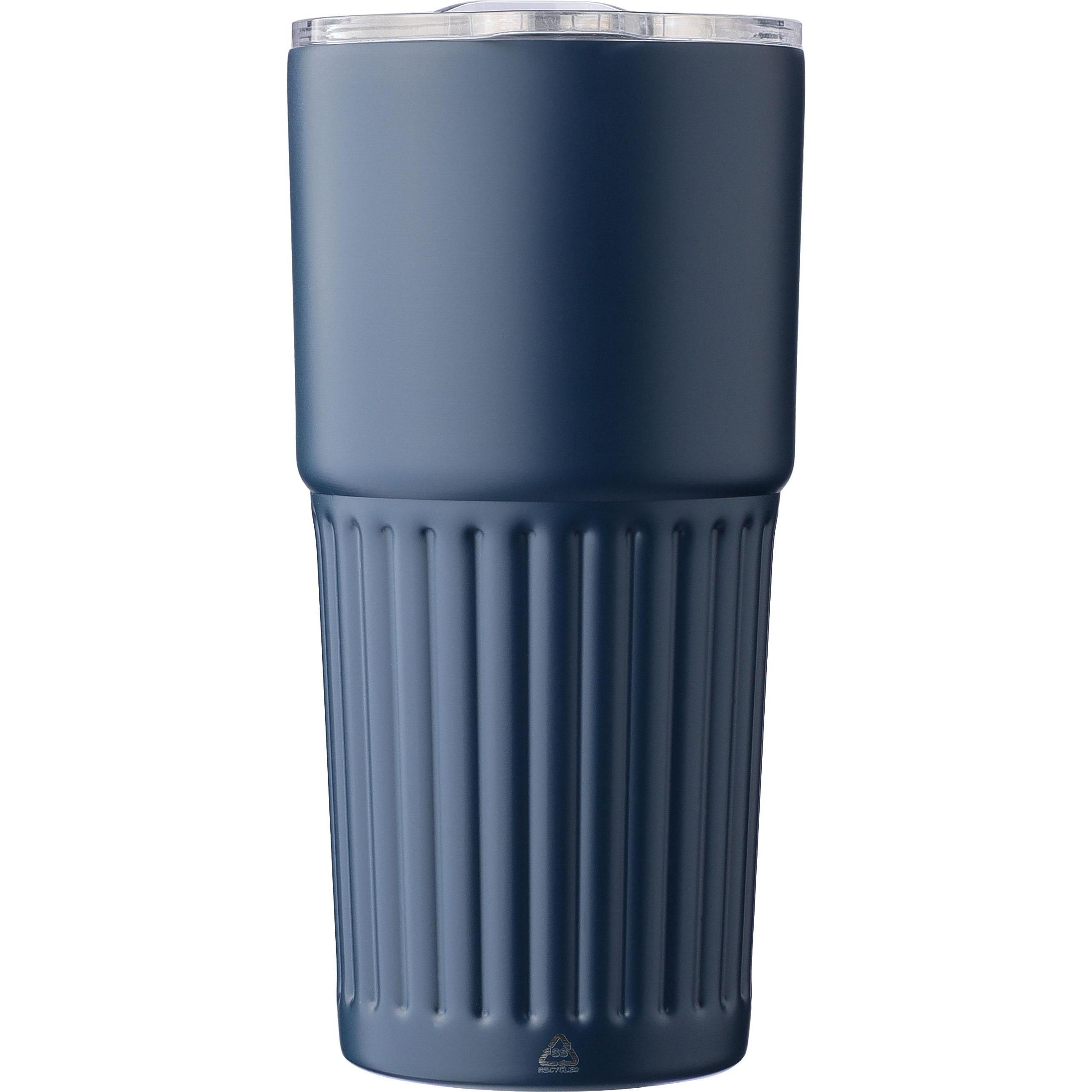 Recycelter Edelstahl-Trinkbecher mit doppelter Wand (500 ml) Kael