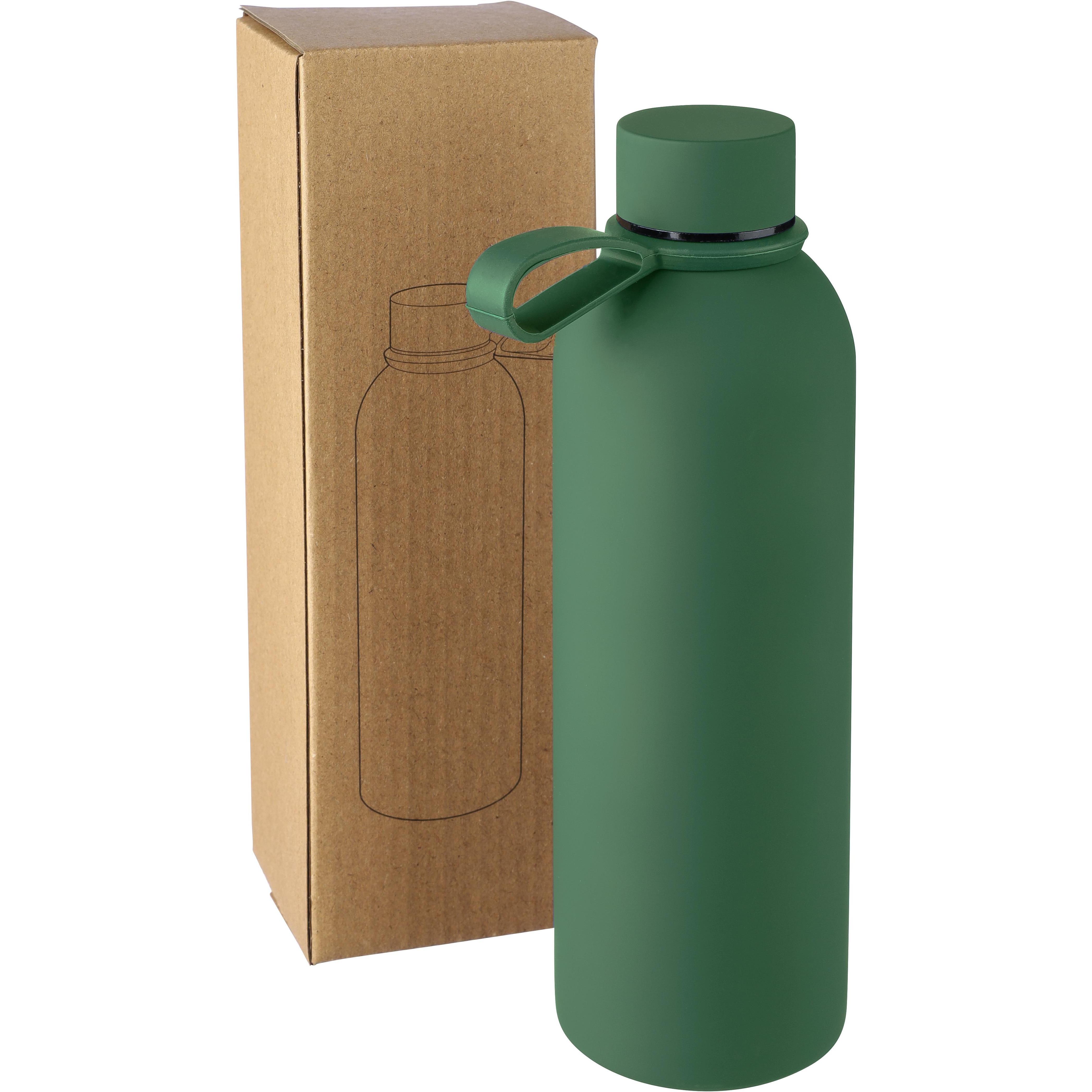 Recycelte doppelwandige Trinkflasche aus Edelstahl 500 ml Sena