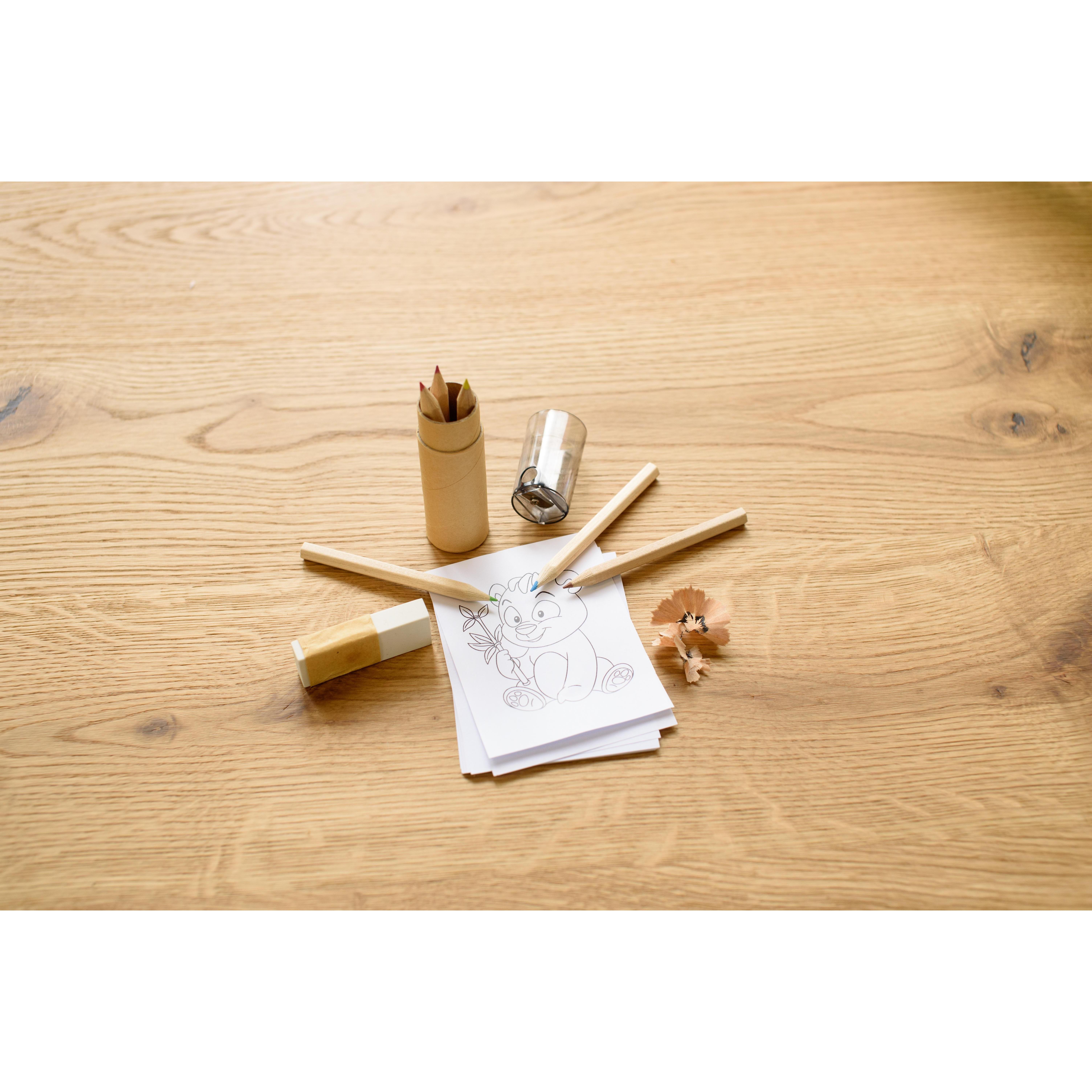Buntstiftset Libbie | Recycling-Karton | 6 Stück