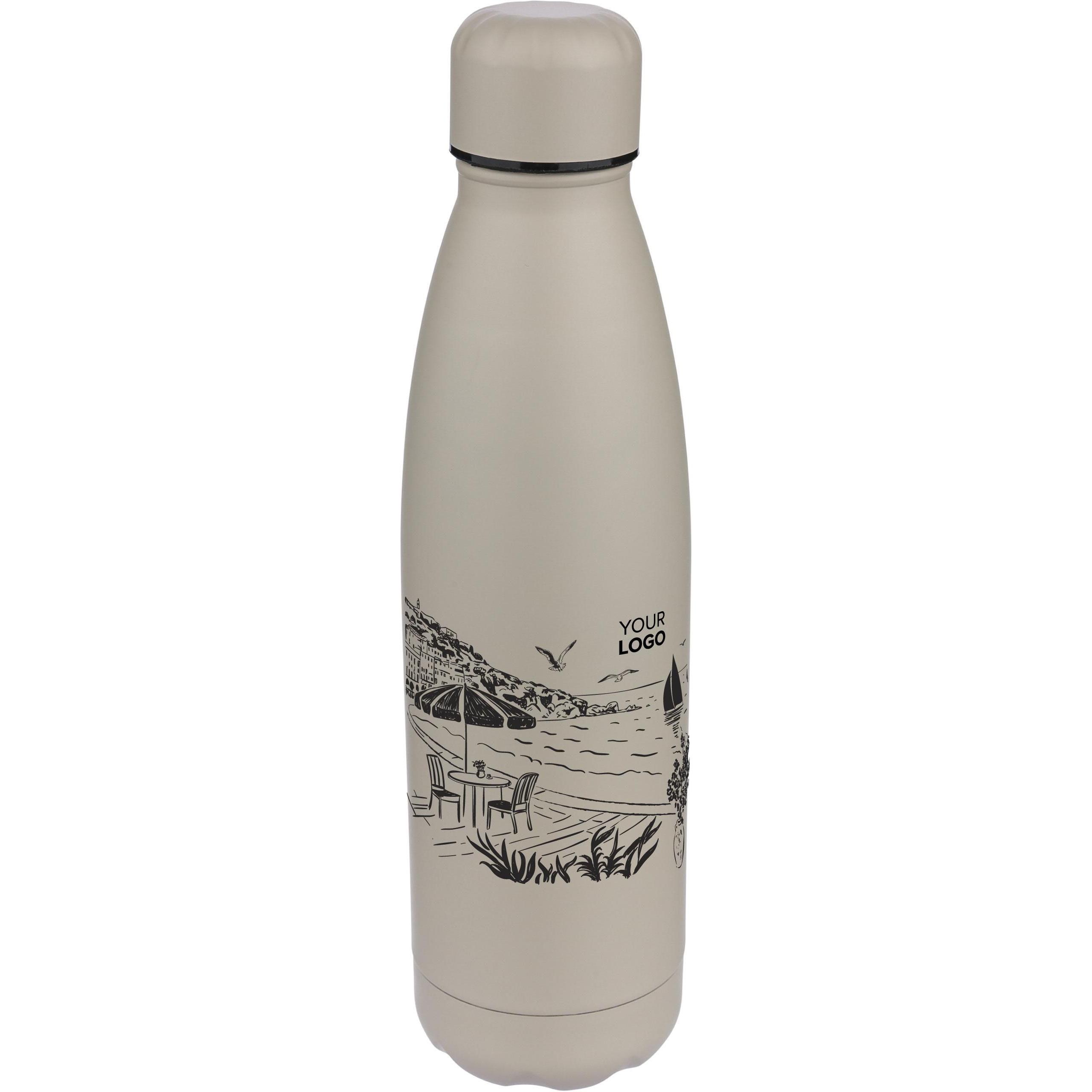 Recycelte doppelwandige Trinkflasche 500 ml Sunny