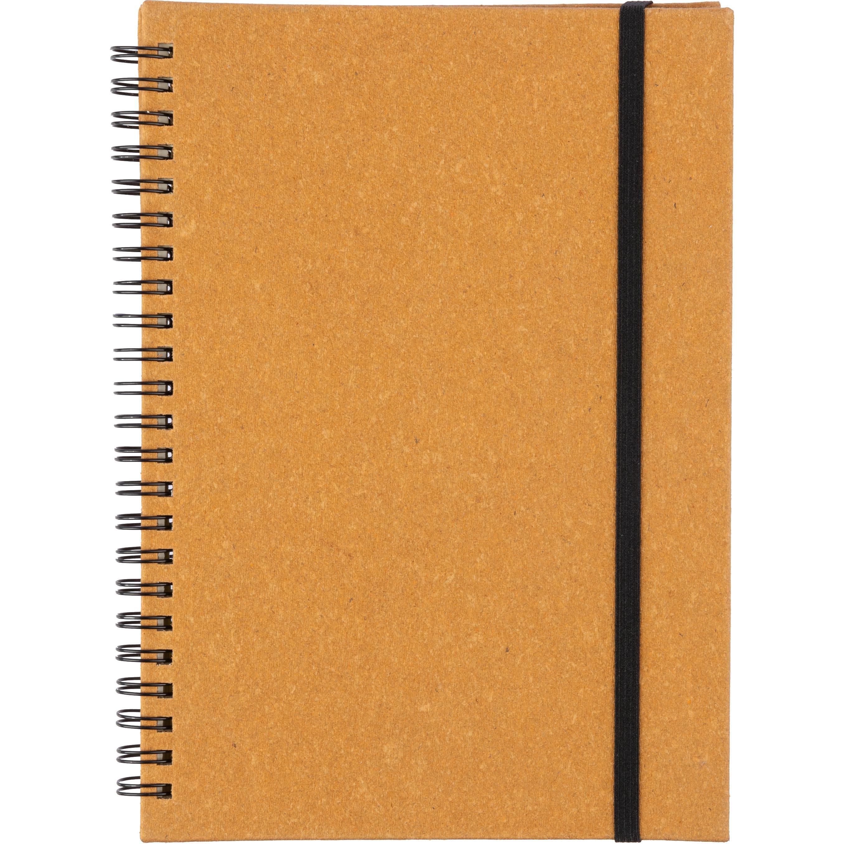 Notizbuch aus recyceltem Leder A5 Egon