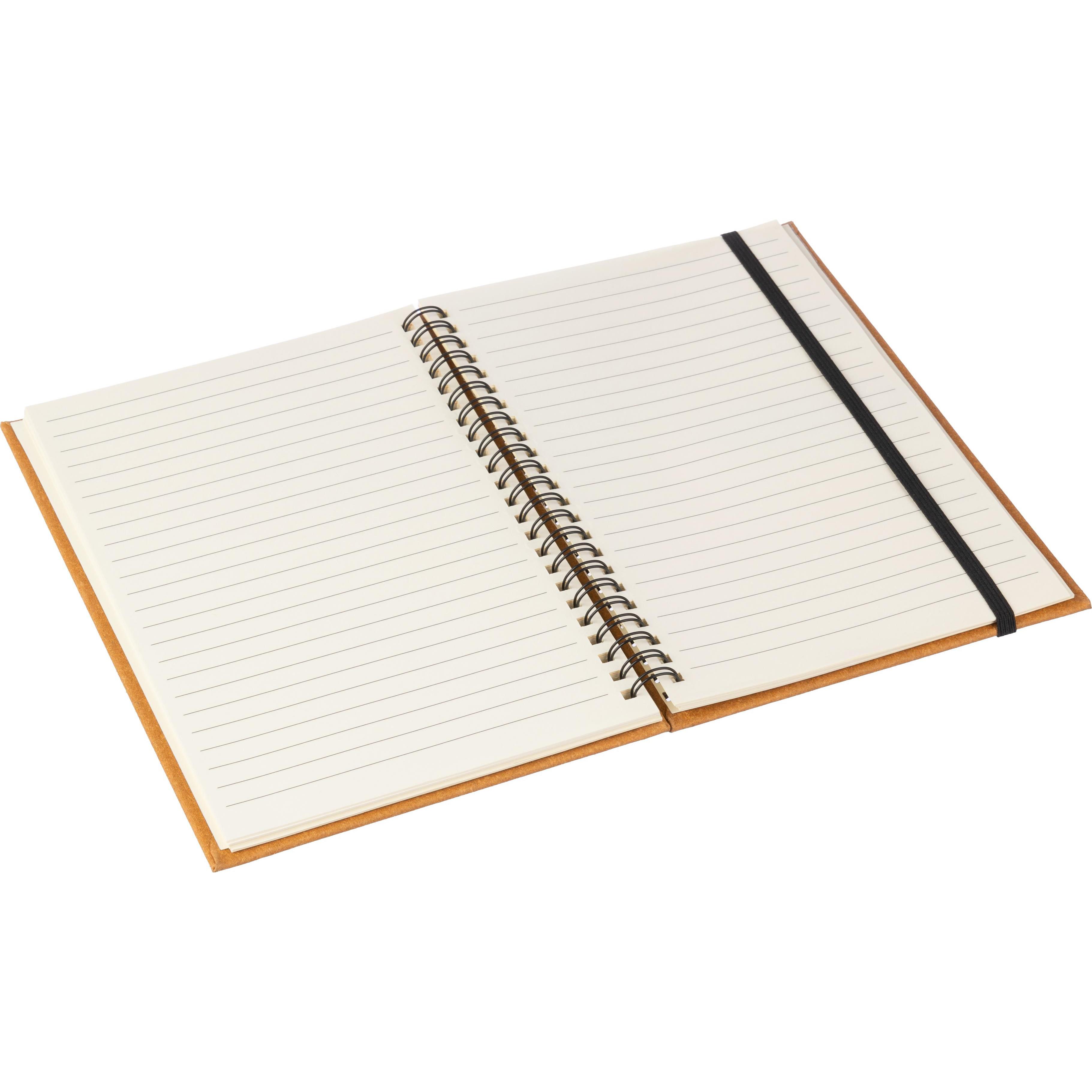 Notizbuch aus recyceltem Leder A5 Egon