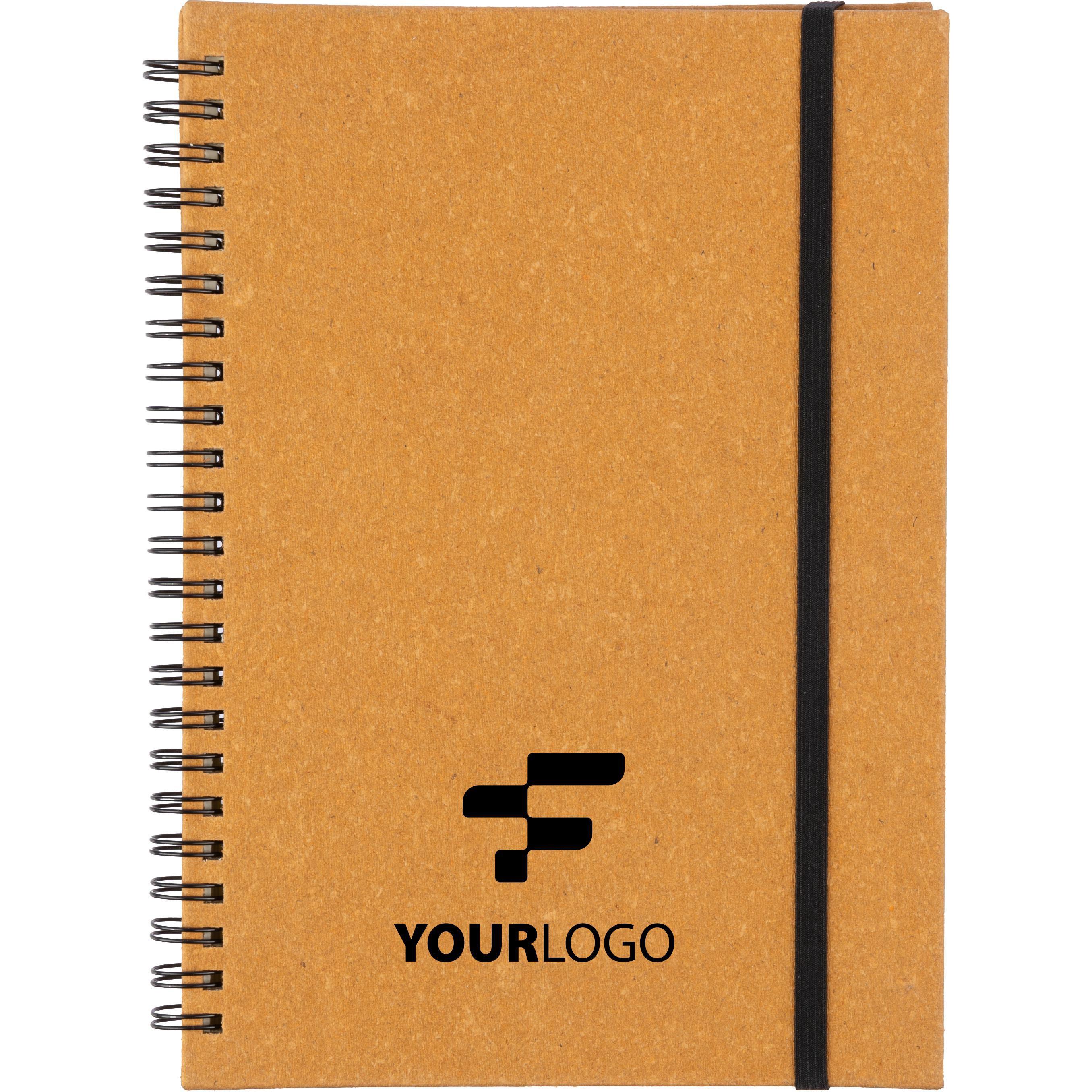 Notizbuch aus recyceltem Leder A5 Egon
