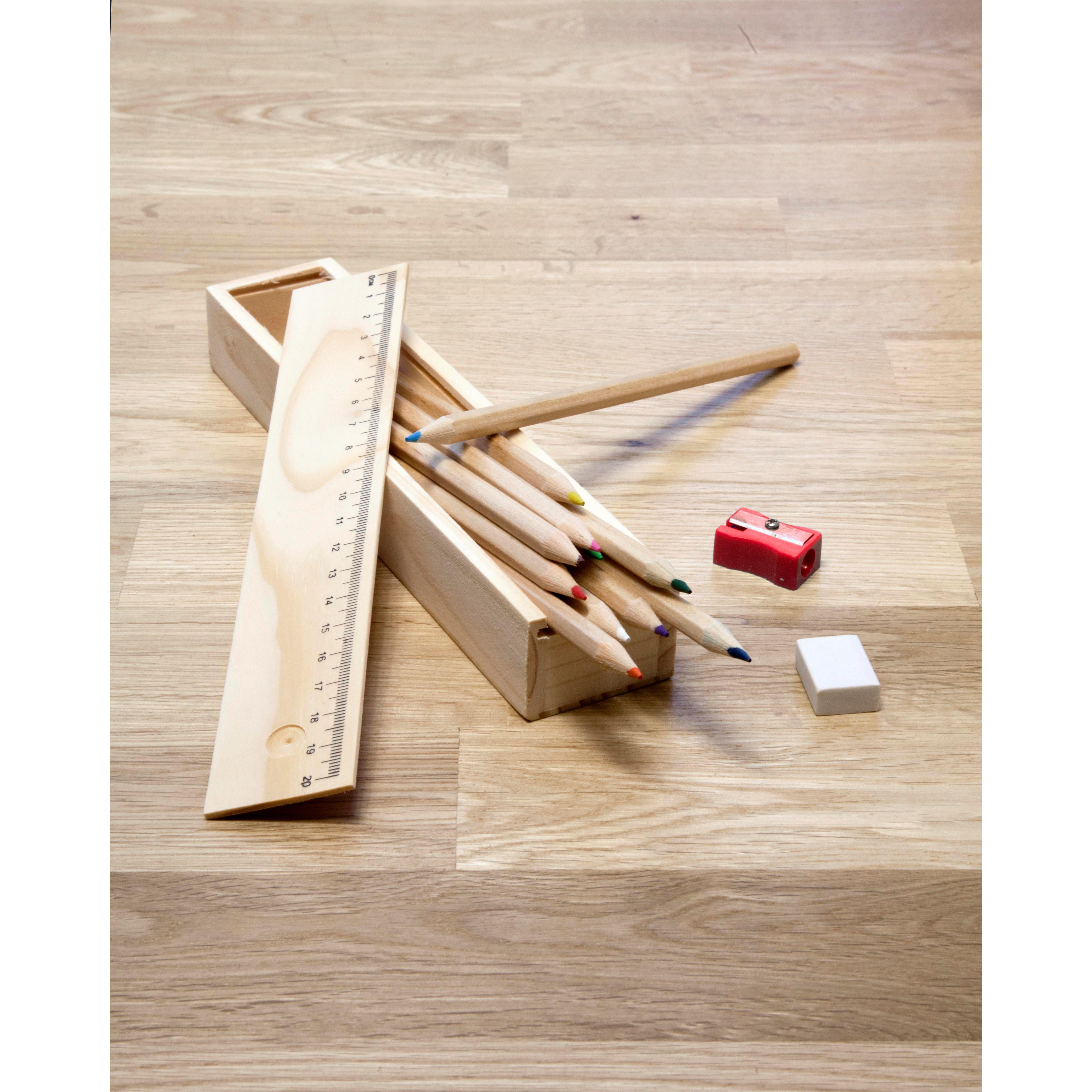 Buntstifte 12er Setin Holzbox Carmelita