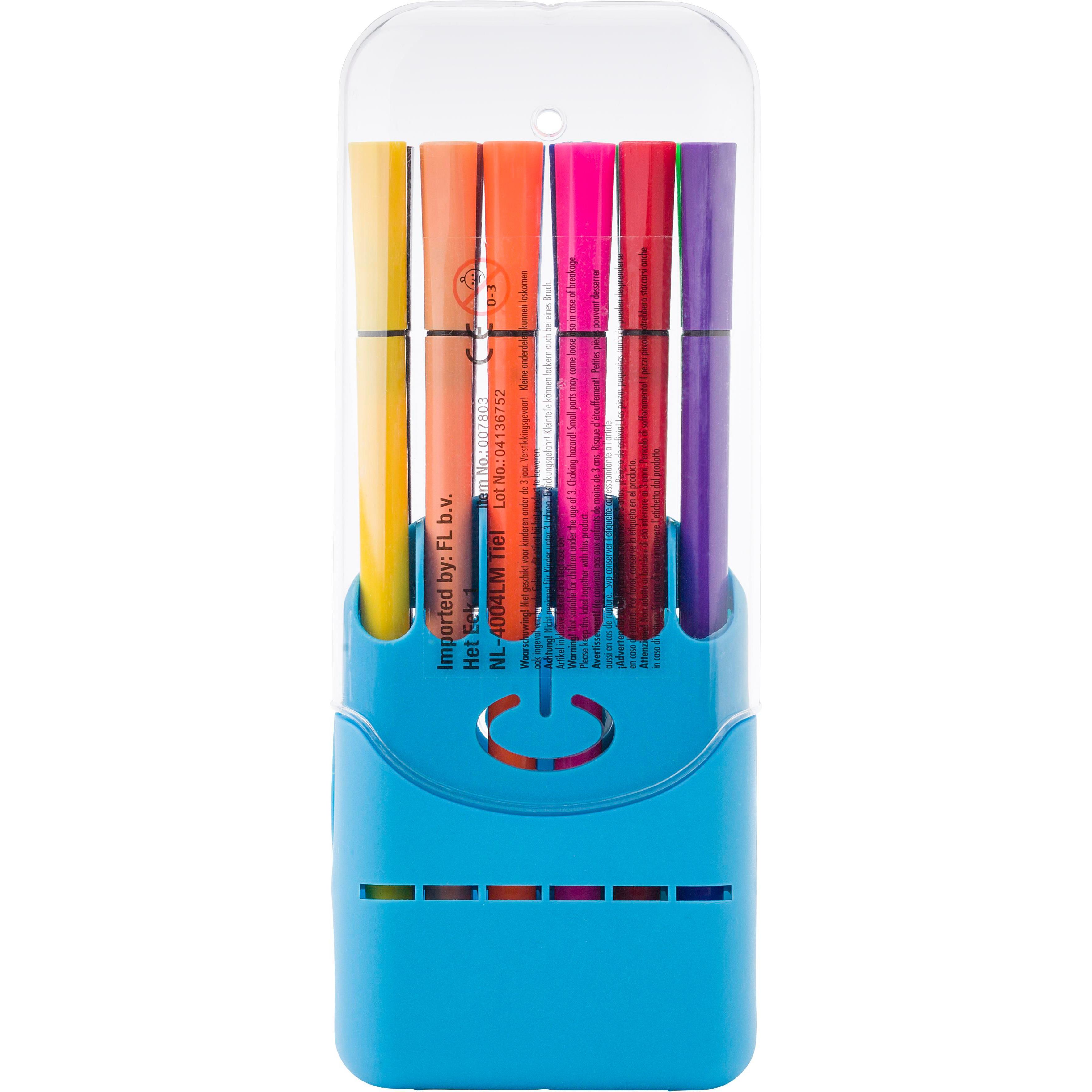 Filzstift-Set aus Kunststoff Evan