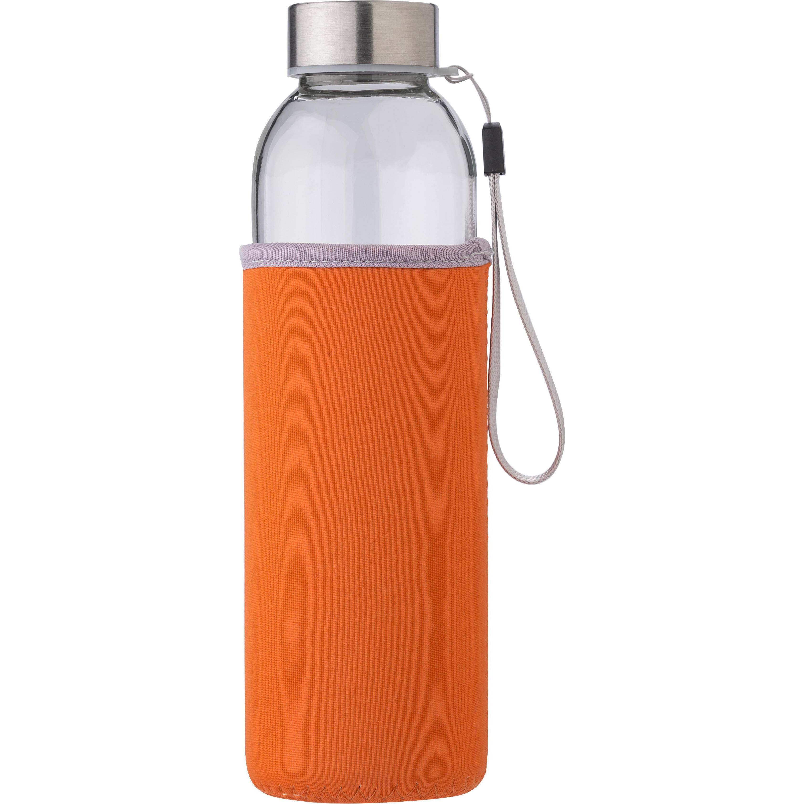 Glasflasche (500ml) mit einem Neoprenhülle Nika
