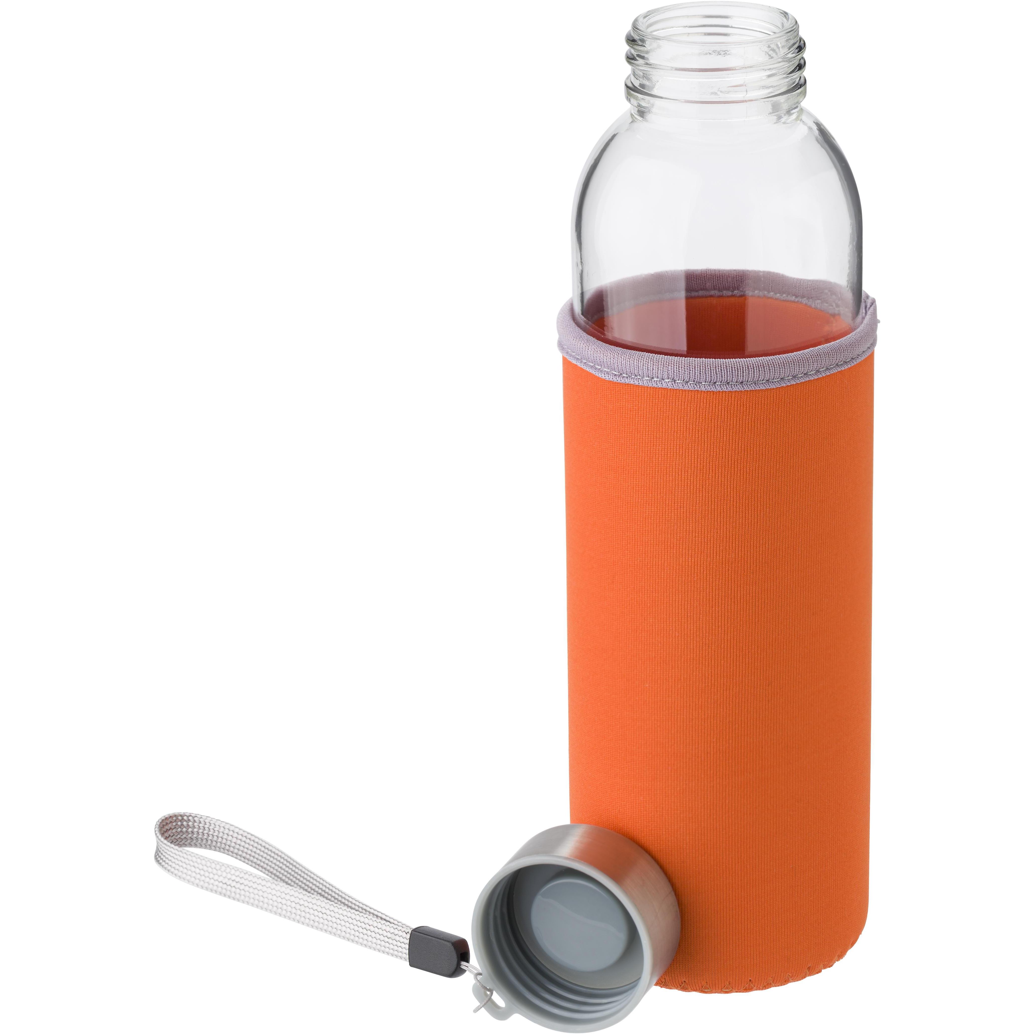 Glasflasche (500ml) mit einem Neoprenhülle Nika