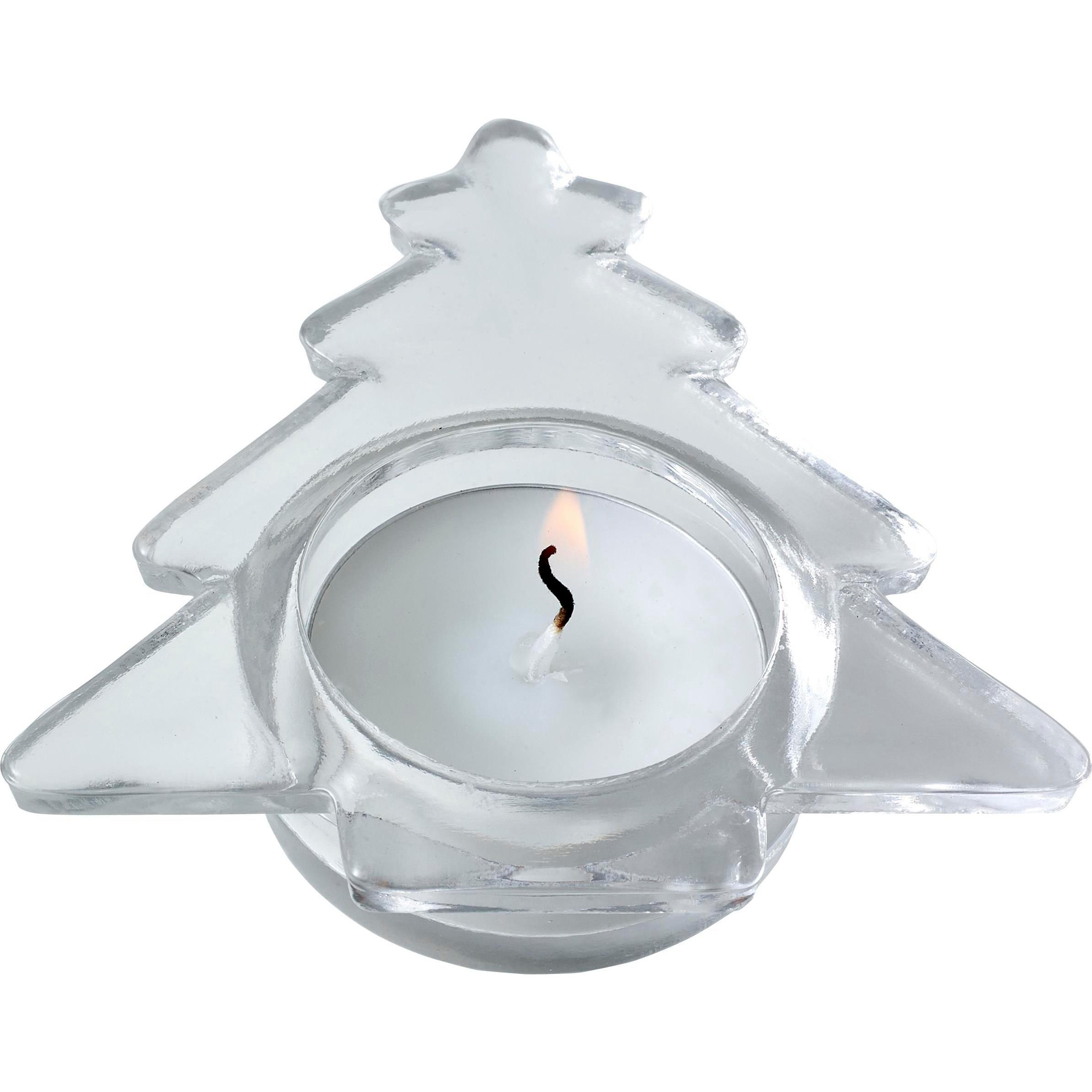Teelichthalter aus Glas Casey