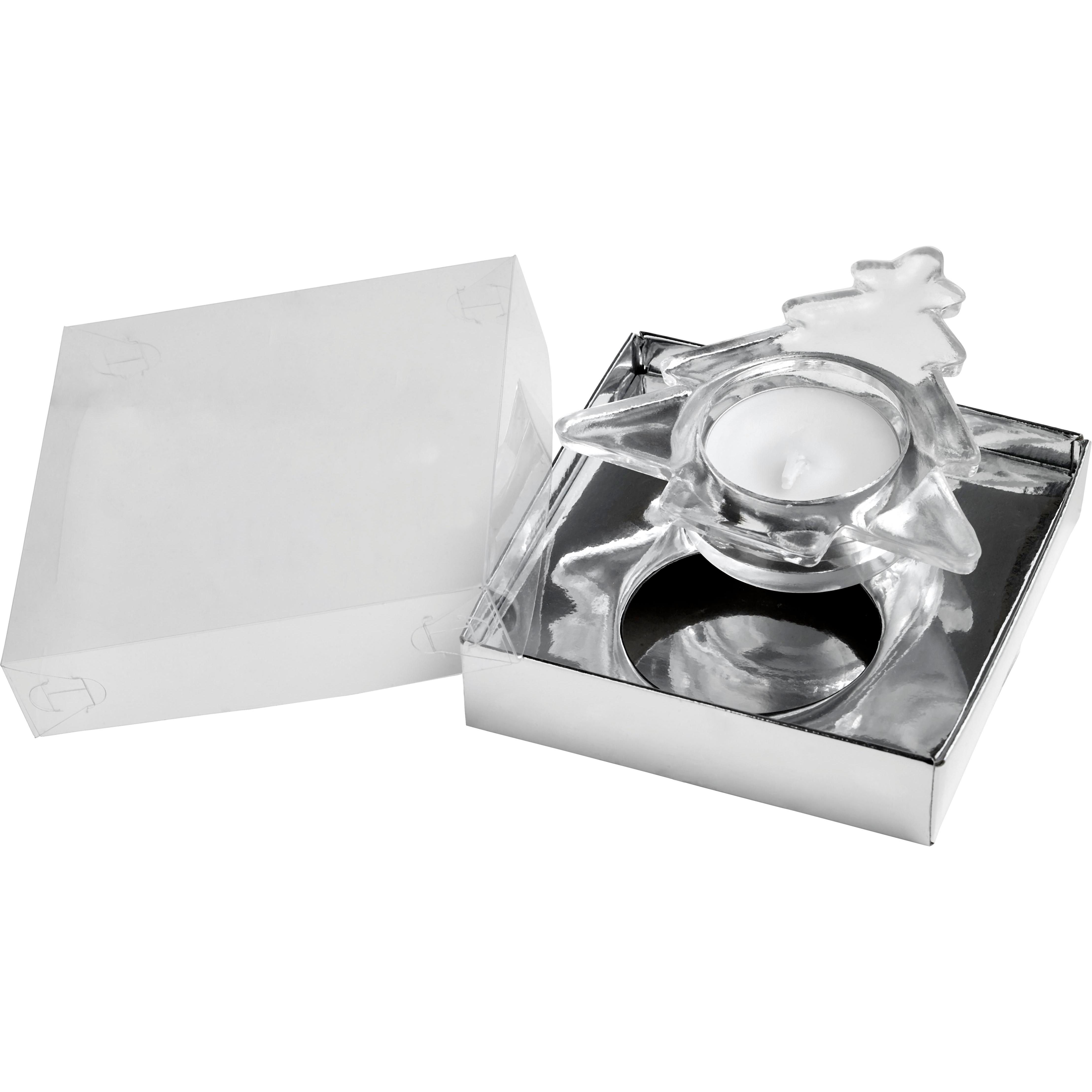 Teelichthalter aus Glas Casey