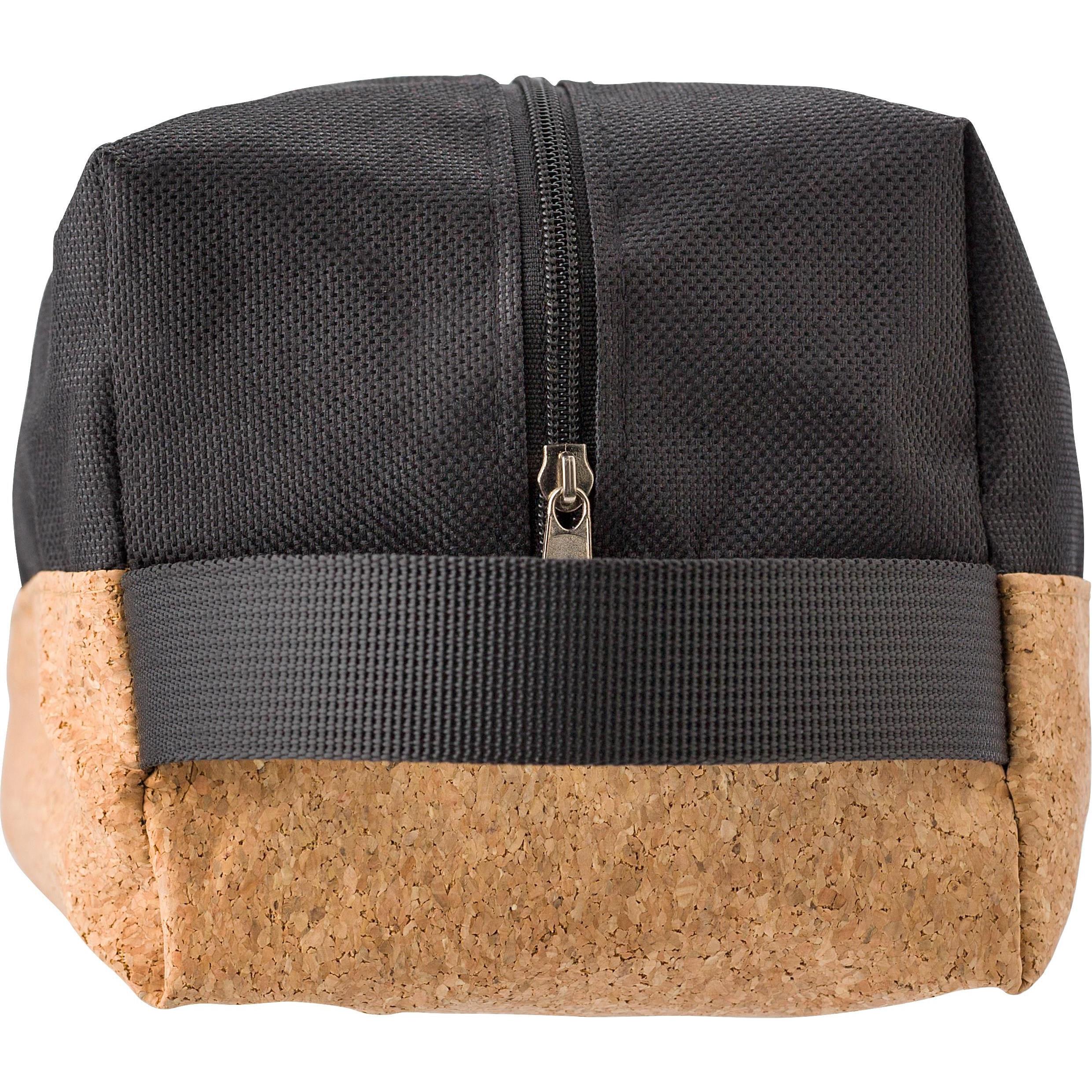 Kulturtasche aus Polyester und Kork Lynn