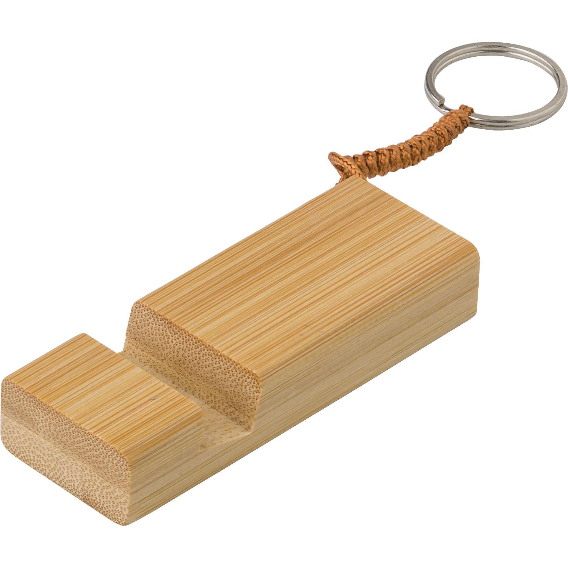Schlüsselring-Handyhalter Kian | Bambus