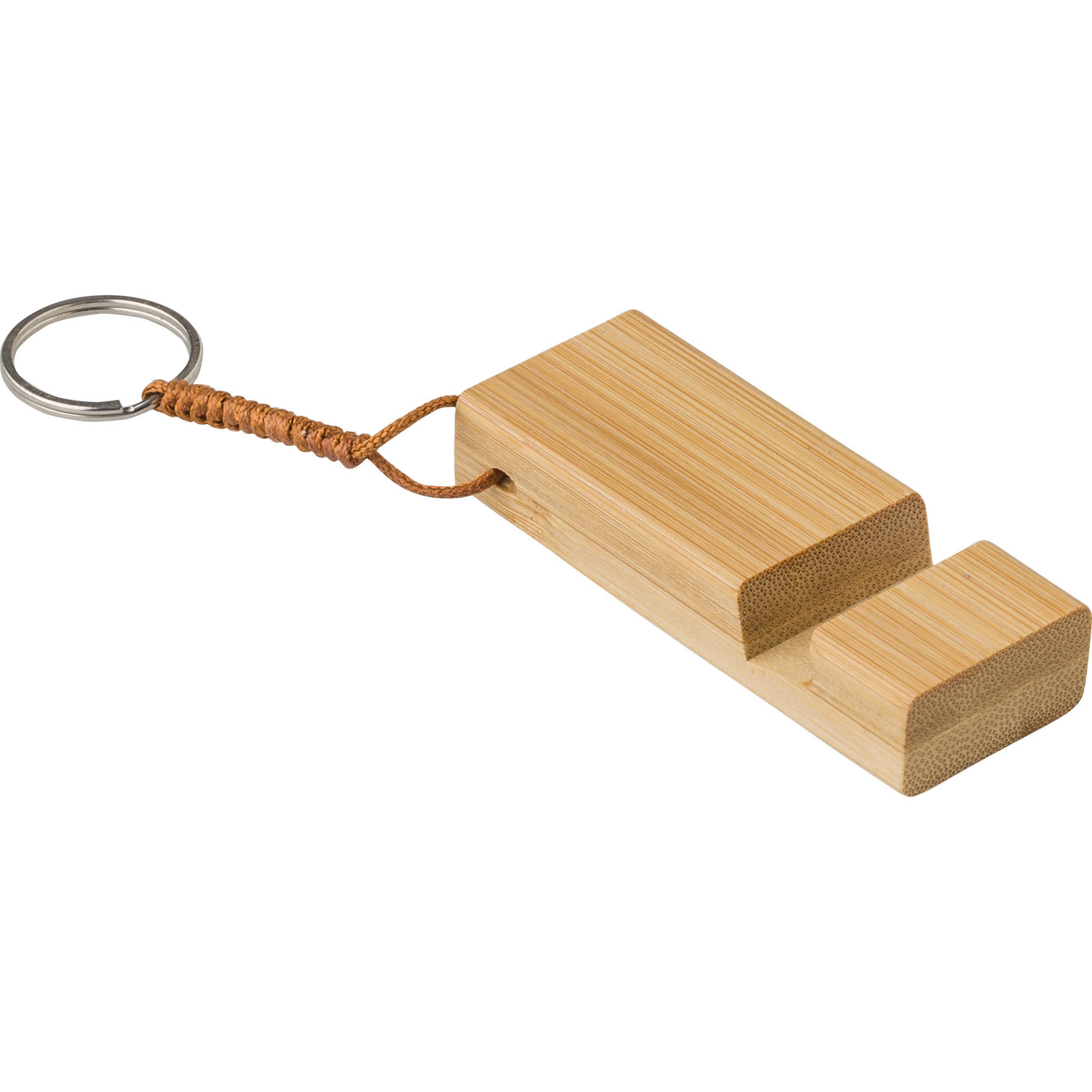 Schlüsselring-Handyhalter Kian | Bambus