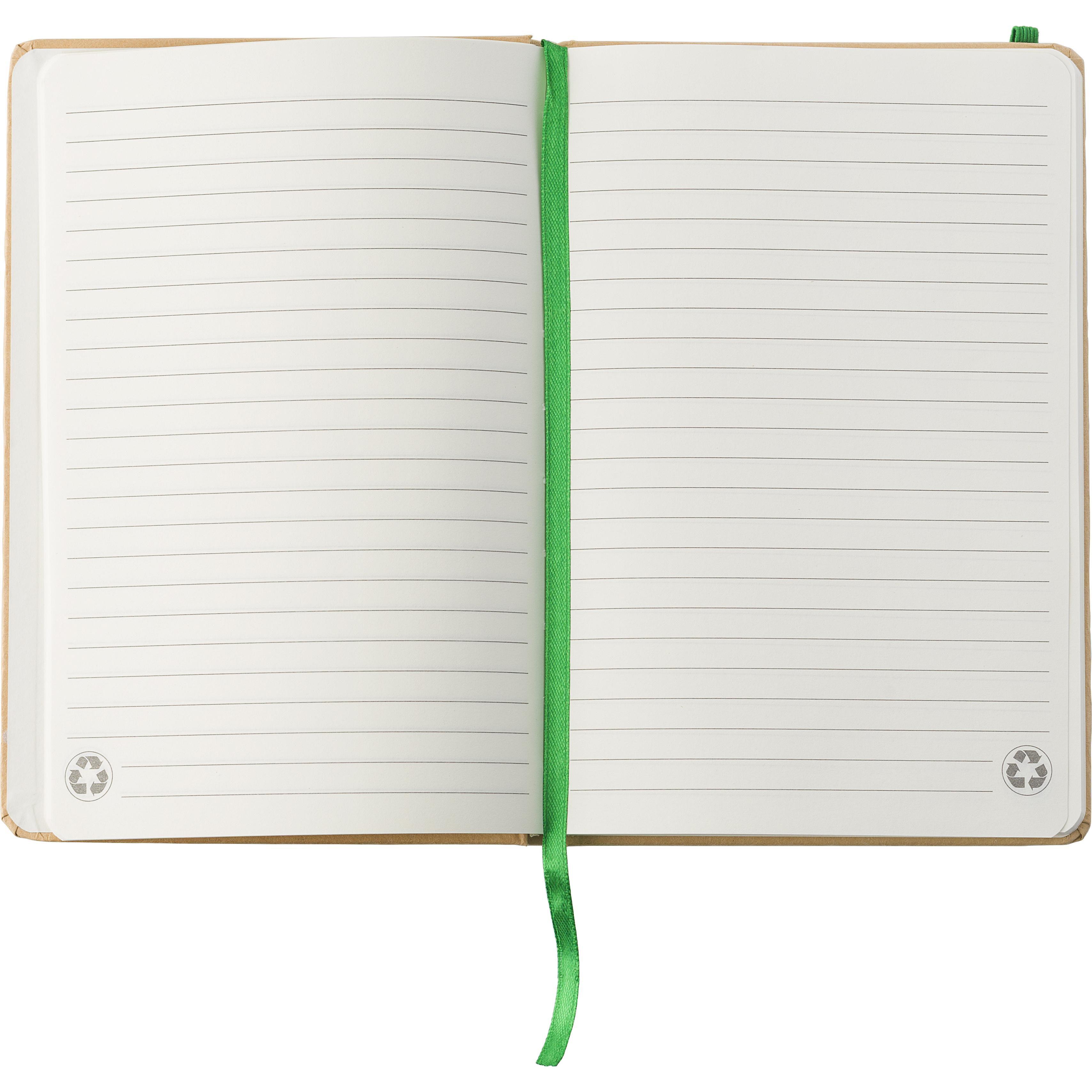 Notizbuch aus recyceltem Papier (A5) Gianni