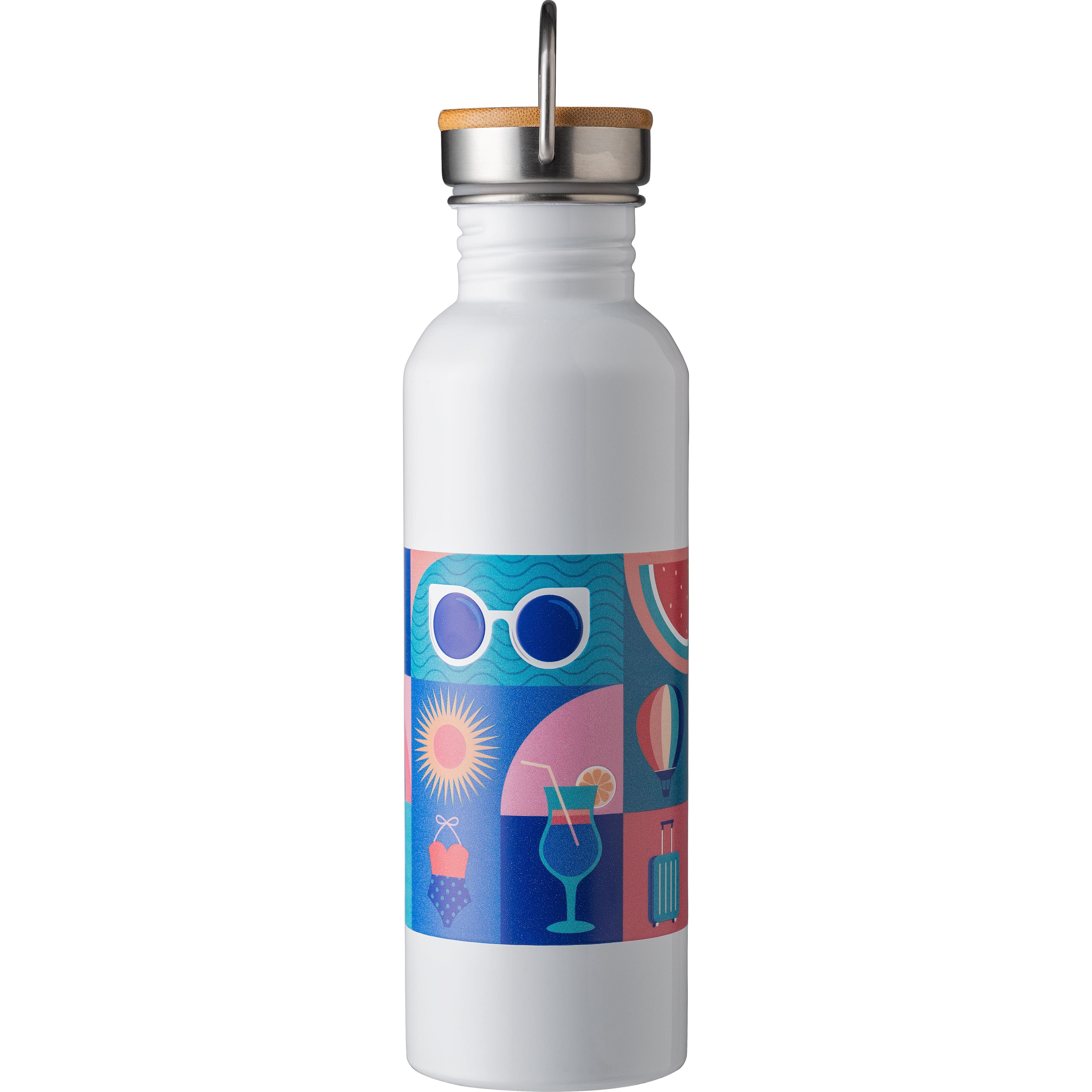 Edelstahl Trinkflasche Mohnblume