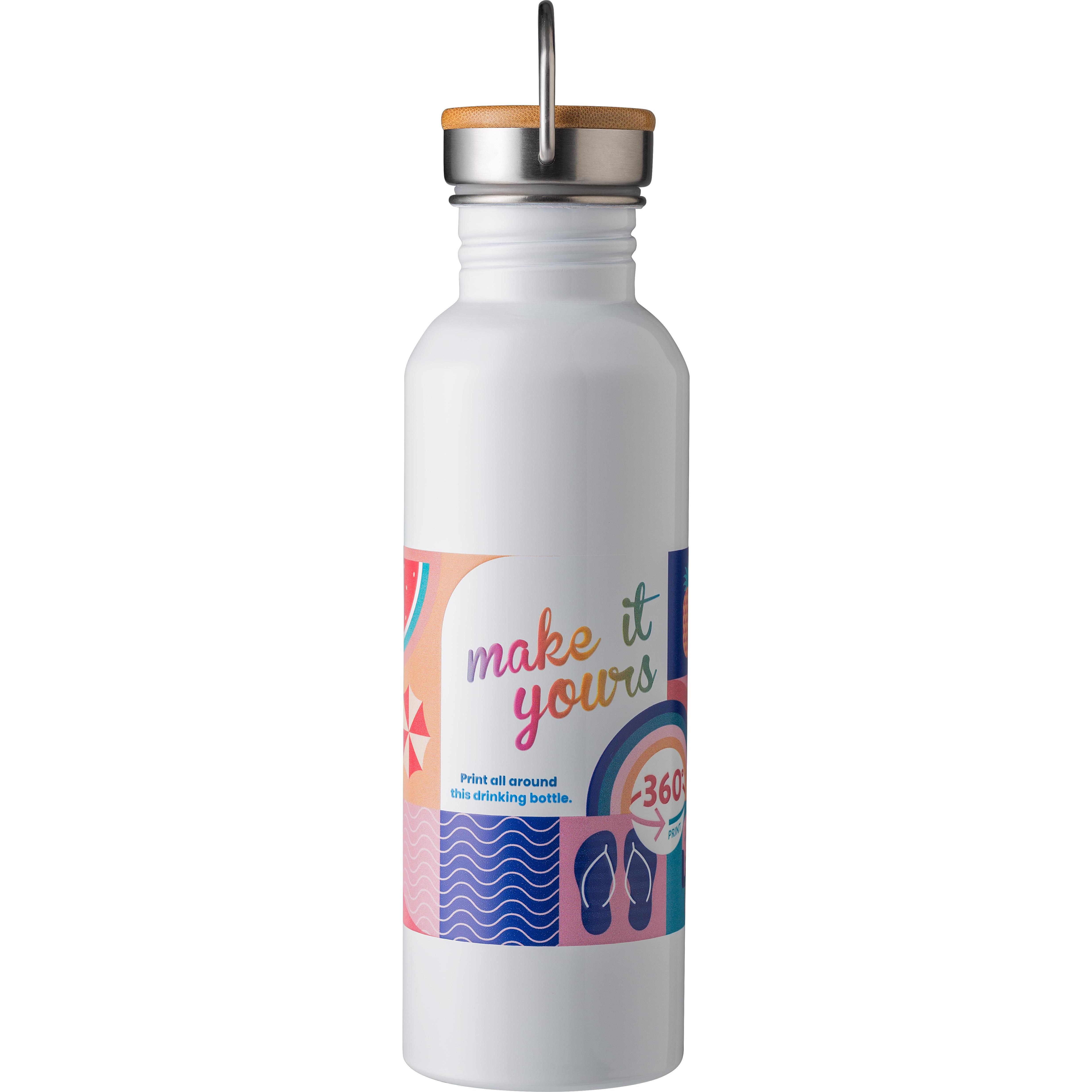 Edelstahl Trinkflasche Mohnblume