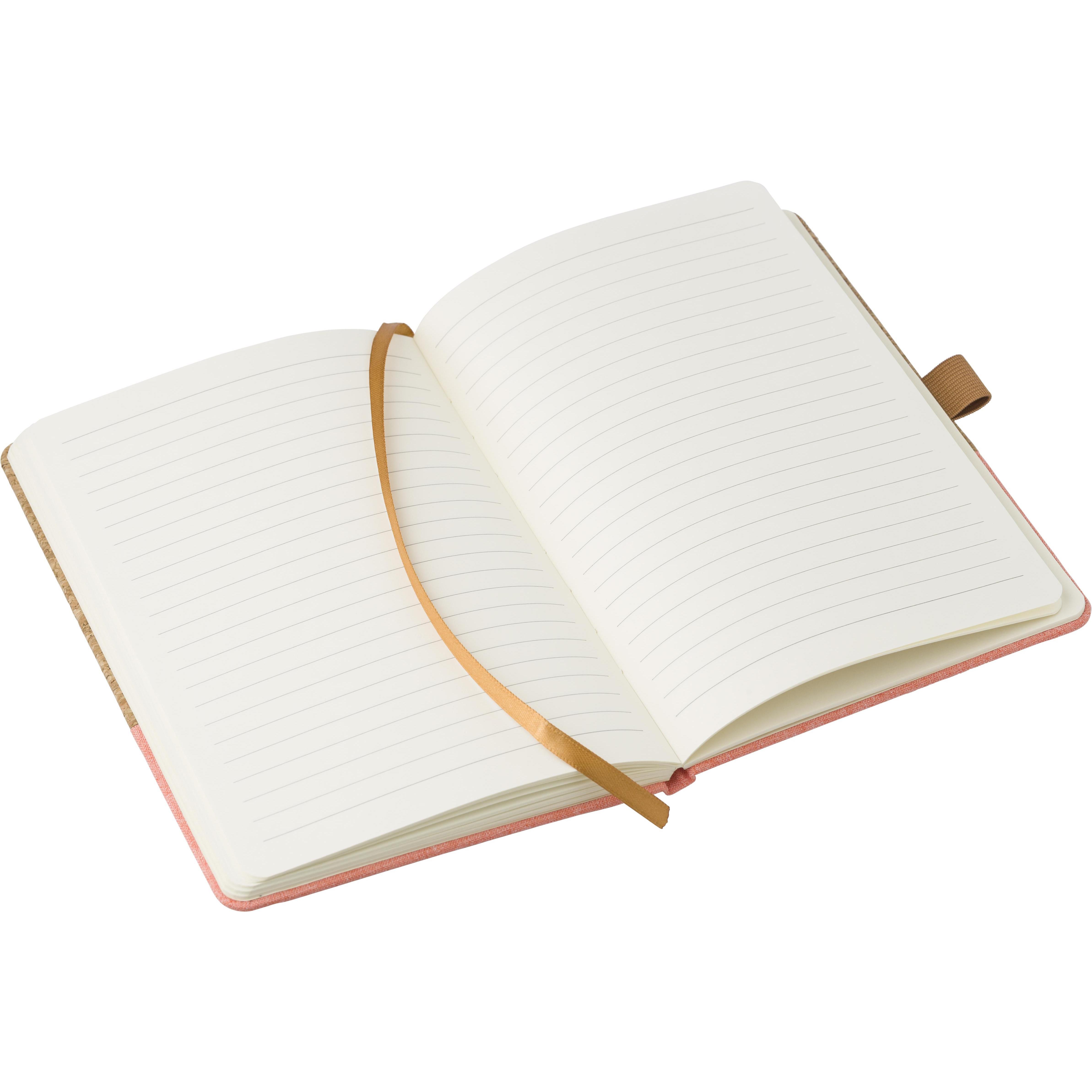 Notizbuch Trevor aus Kork und Baumwolle